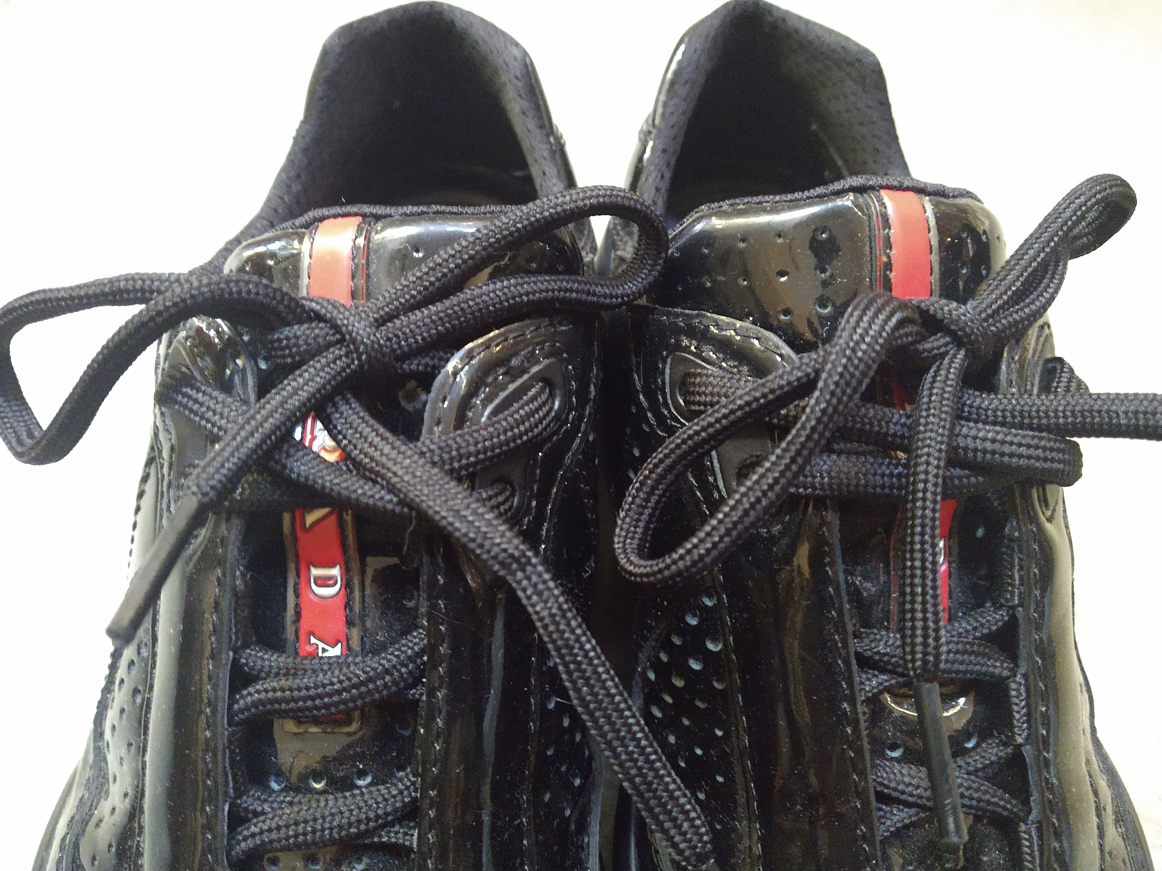 Prada Prada America's Cup Black Patent Leather Size 7.5 Red Low Size US 7.5 / EU 40-41 - 4 Thumbnail