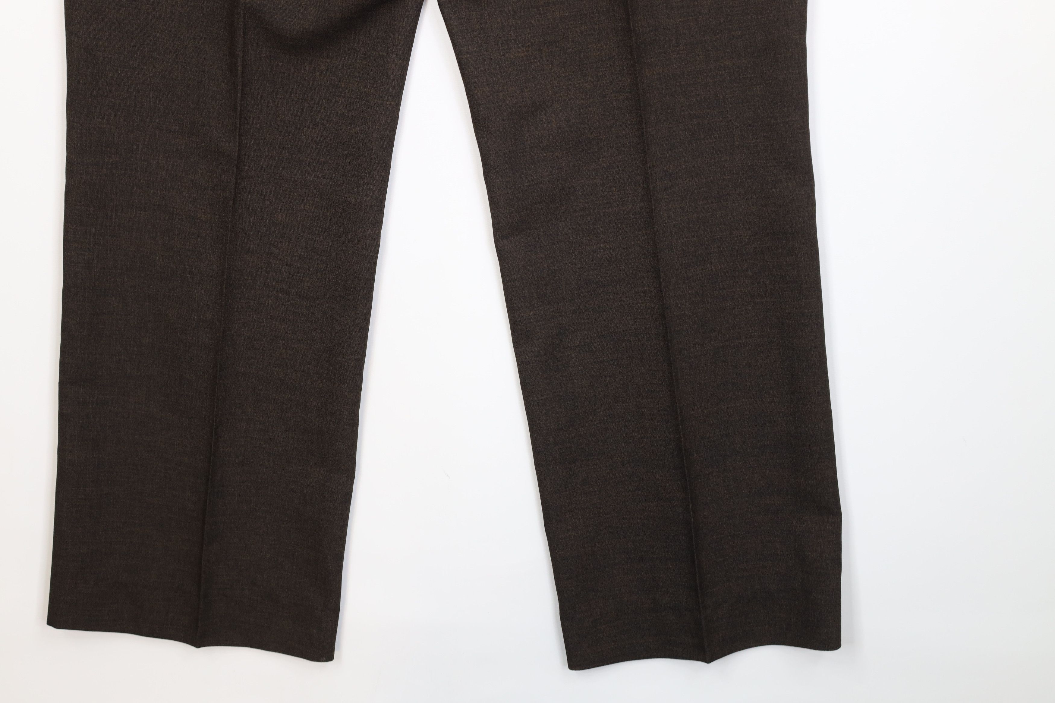Vintage Vintage 70s Streetwear Flared Wide Leg Chino Pants Brown USA Size US 36 / EU 52 - 13 Thumbnail