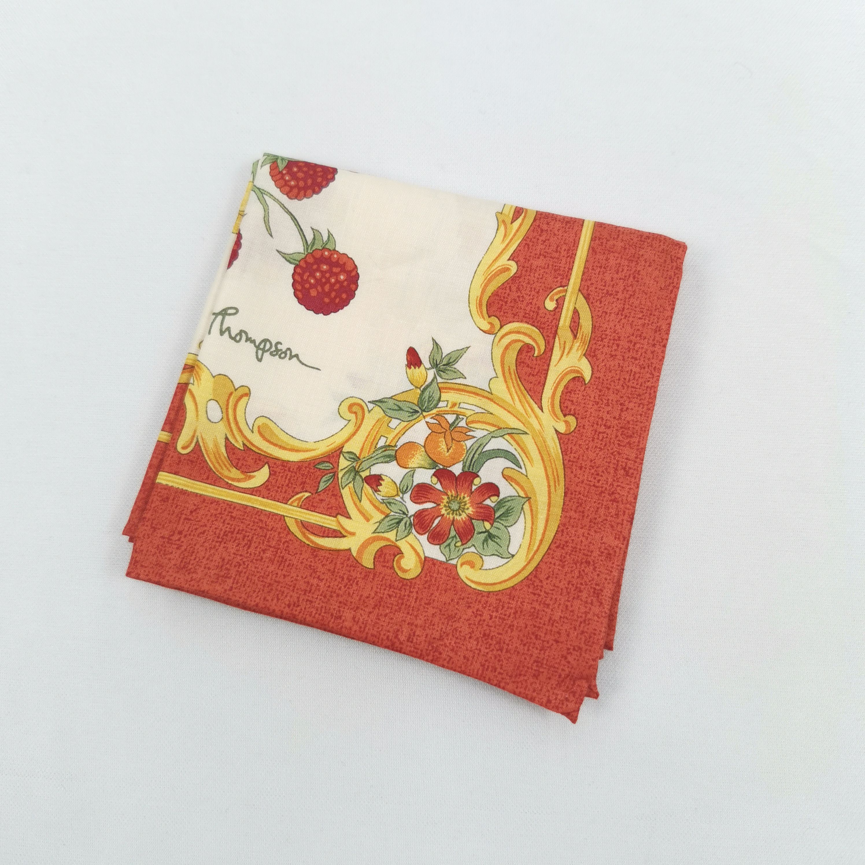 Jim Thompson Vintage Jim Thompson Handkerchief Neckerchief Art Bandana Size ONE SIZE - 3 Thumbnail