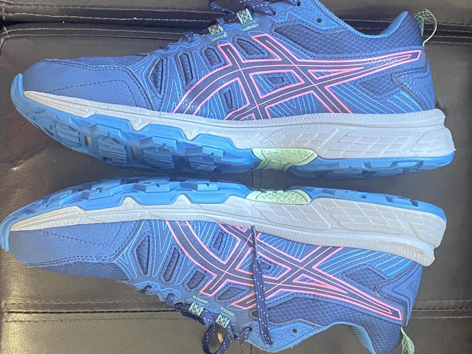 Asics Asics Womens 12 Gel Venture 7 Sneakers 1012A476 Shoes Purpl Size US 12 / IT 42 - 4 Thumbnail