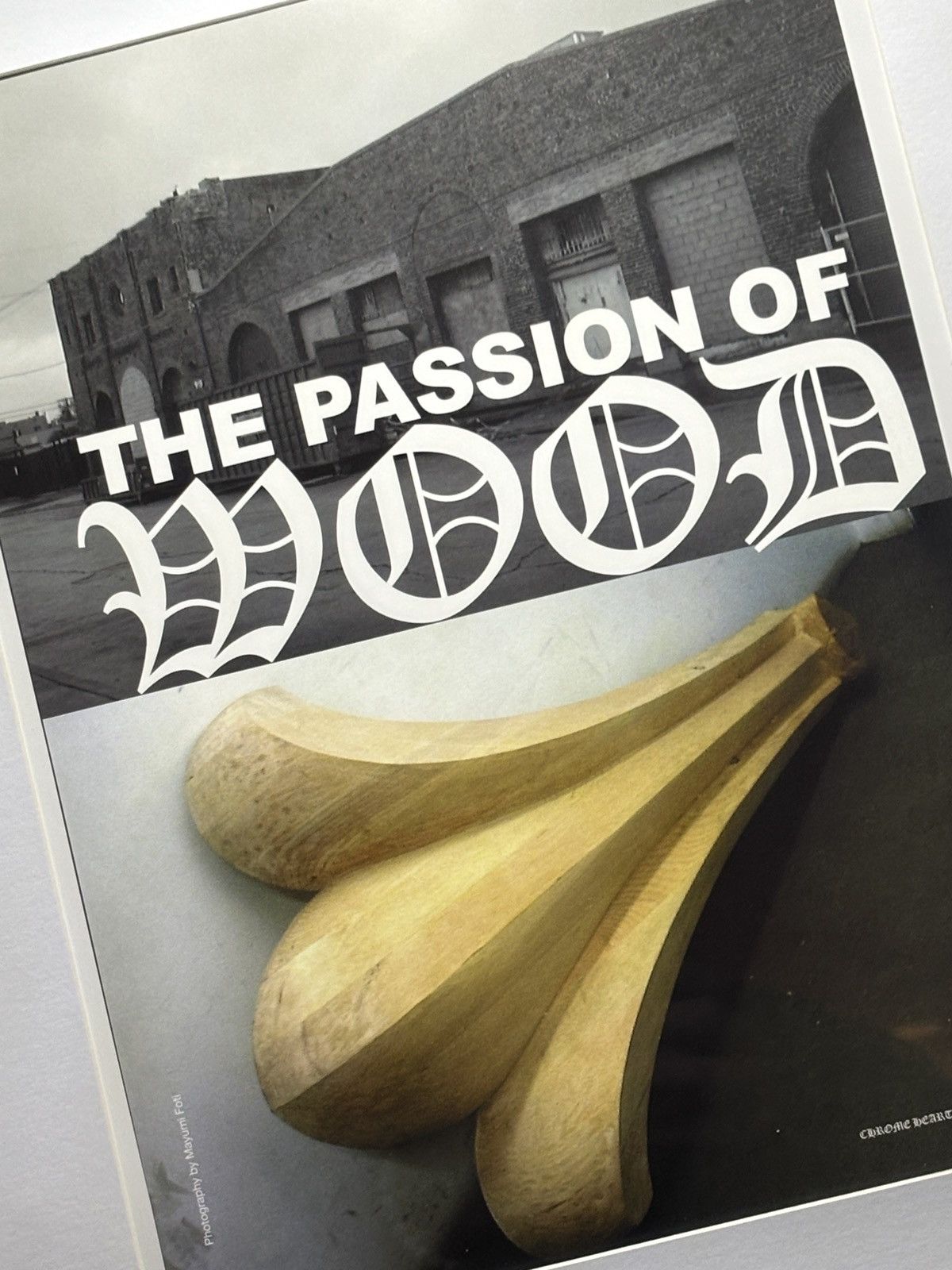 Chrome Hearts * Chrome Hearts * 'Passion of Wood' Framed Poster Size ONE SIZE - 4 Thumbnail