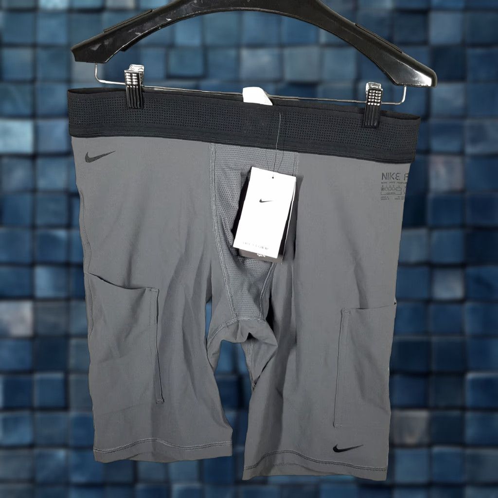 Nike Nike Dri-FIT ADV Athletic Shorts Adult Large Gray Mens Breathable Quick Dry Size US 33 - 1 Thumbnail
