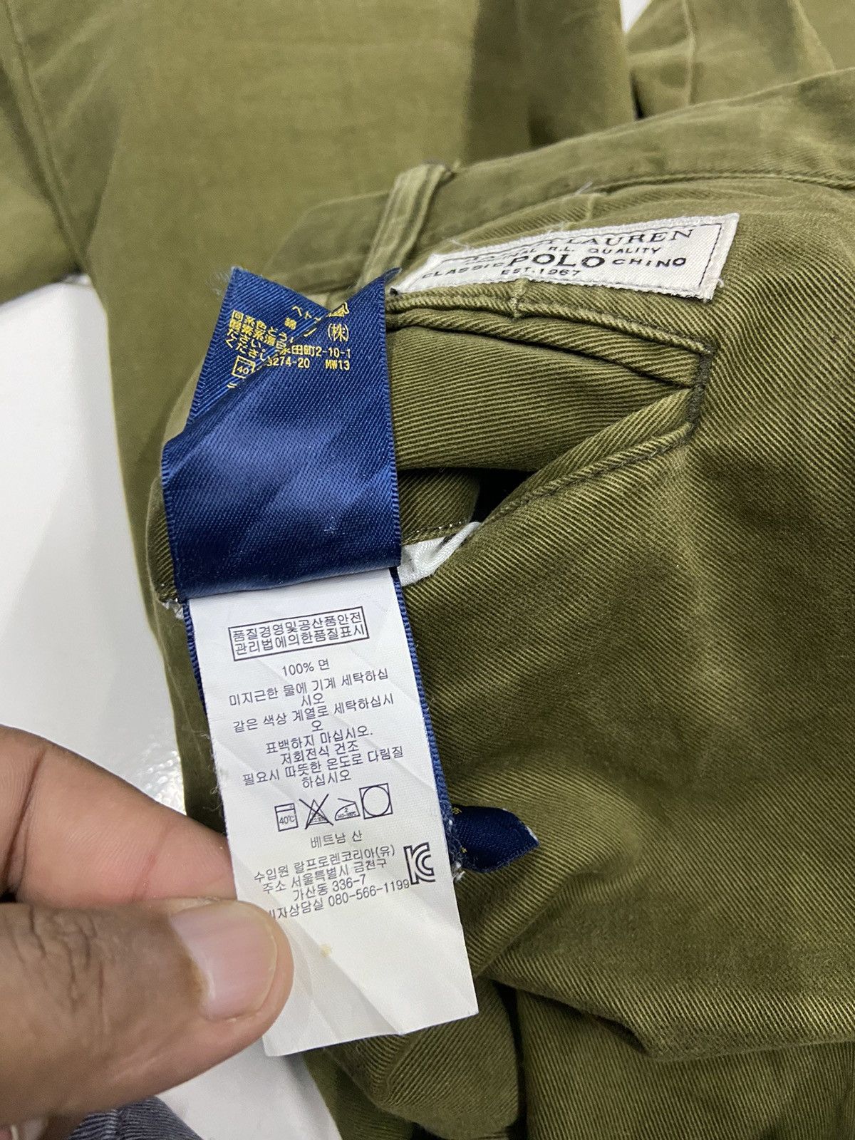 Polo Ralph Lauren POLO RALPH LAUREN CLASSIC POLO CHINO COTTON PANTS Size US 34 / EU 50 - 12 Thumbnail