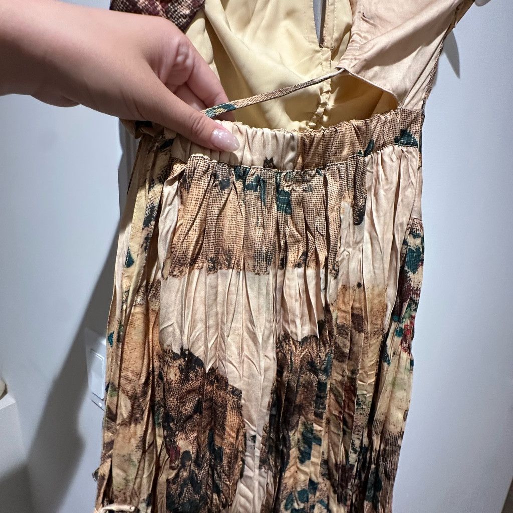 Zara Boho Beach Maxi Dress | Flowy Backless Sundres Size S / US 4 / IT 40 - 9 Thumbnail