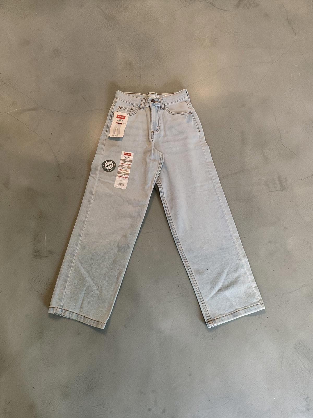 Wrangler Wrangler Five Star Boys Size 10 Loose Fit Abrasion Resistant Size US 26 / EU 42 - 3 Thumbnail