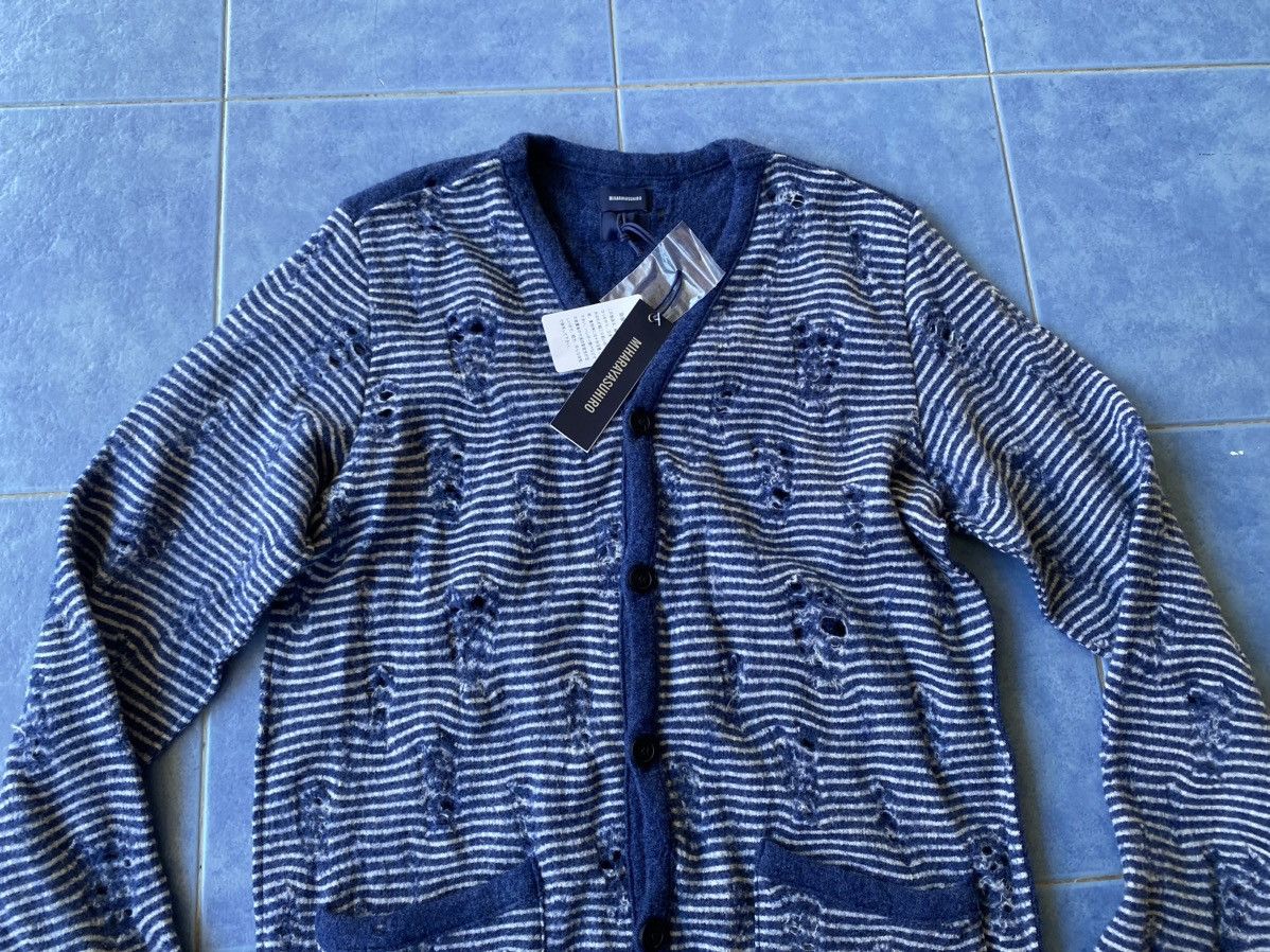Designer × Maison MIHARA YASUHIRO Miharayasuhiro Distressed Design Cardigan Size US M / EU 48-50 / 2 - 3 Thumbnail