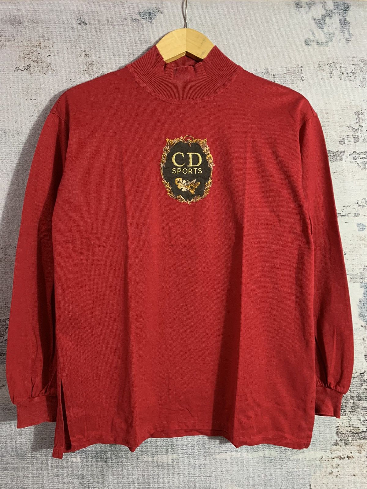 Christian Dior Monsieur Vintage Christian Dior Sports Turtle Neck Size US M / EU 48-50 / 2 - 1 Thumbnail