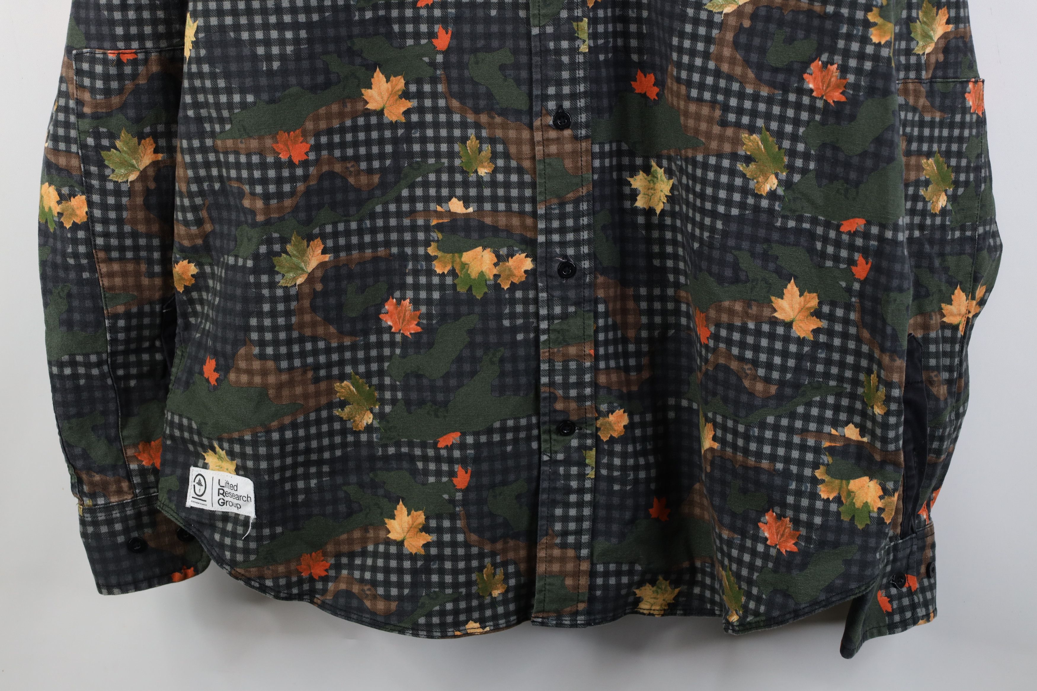 LRG Vintage LRG Lifted Research Group Duster Button Down Shirt Size US XXL / EU 58 / 5 - 3 Thumbnail