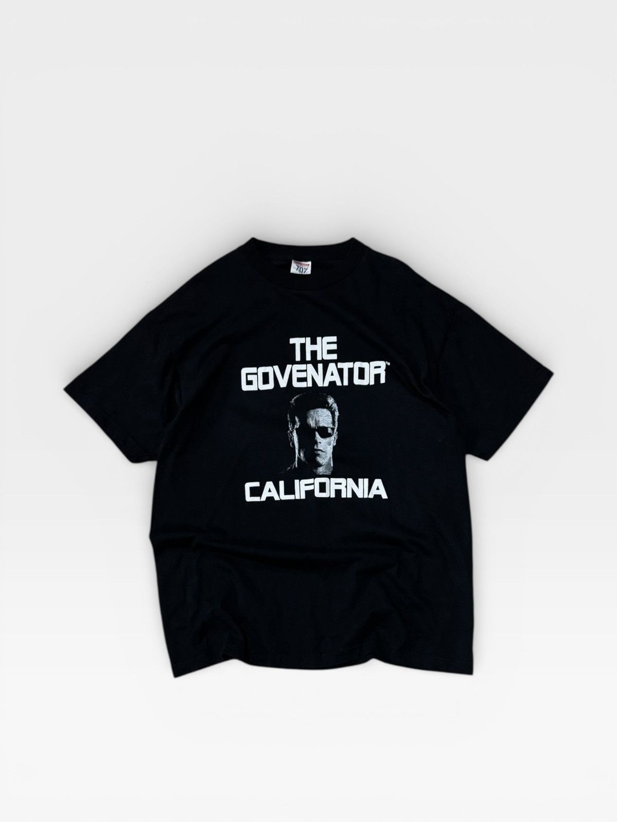 Vintage Vintage 00s Arnold Schwarzenegger The Governator T-Shirt Size US L / EU 52-54 / 3 - 1 Thumbnail