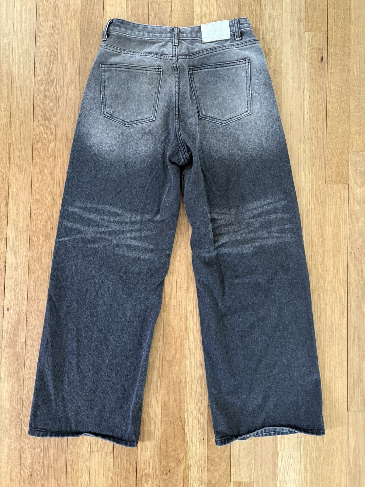 Designer × Vintage Black faded DNSR jeans Size US 30 / EU 46 - 2 Thumbnail