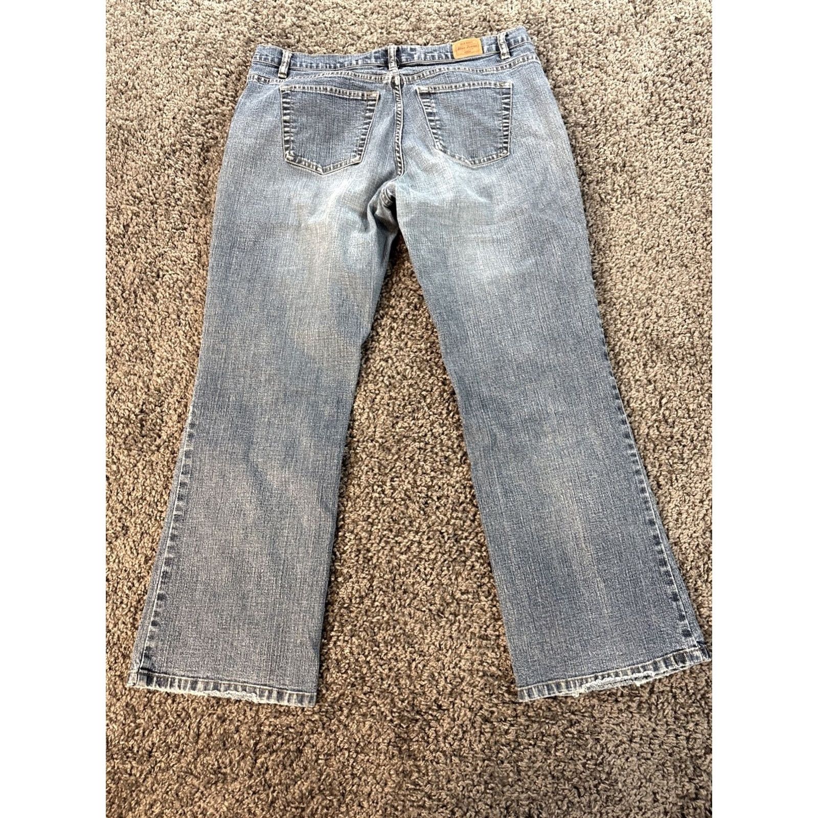 Old Navy VINTAGE Old Navy Jeans Womens Bootcut Distressed Low Rise Blue 36x29 Med Wash 28in Inseam Mens? No Size 25" / US 0 / IT 36 - 7 Thumbnail