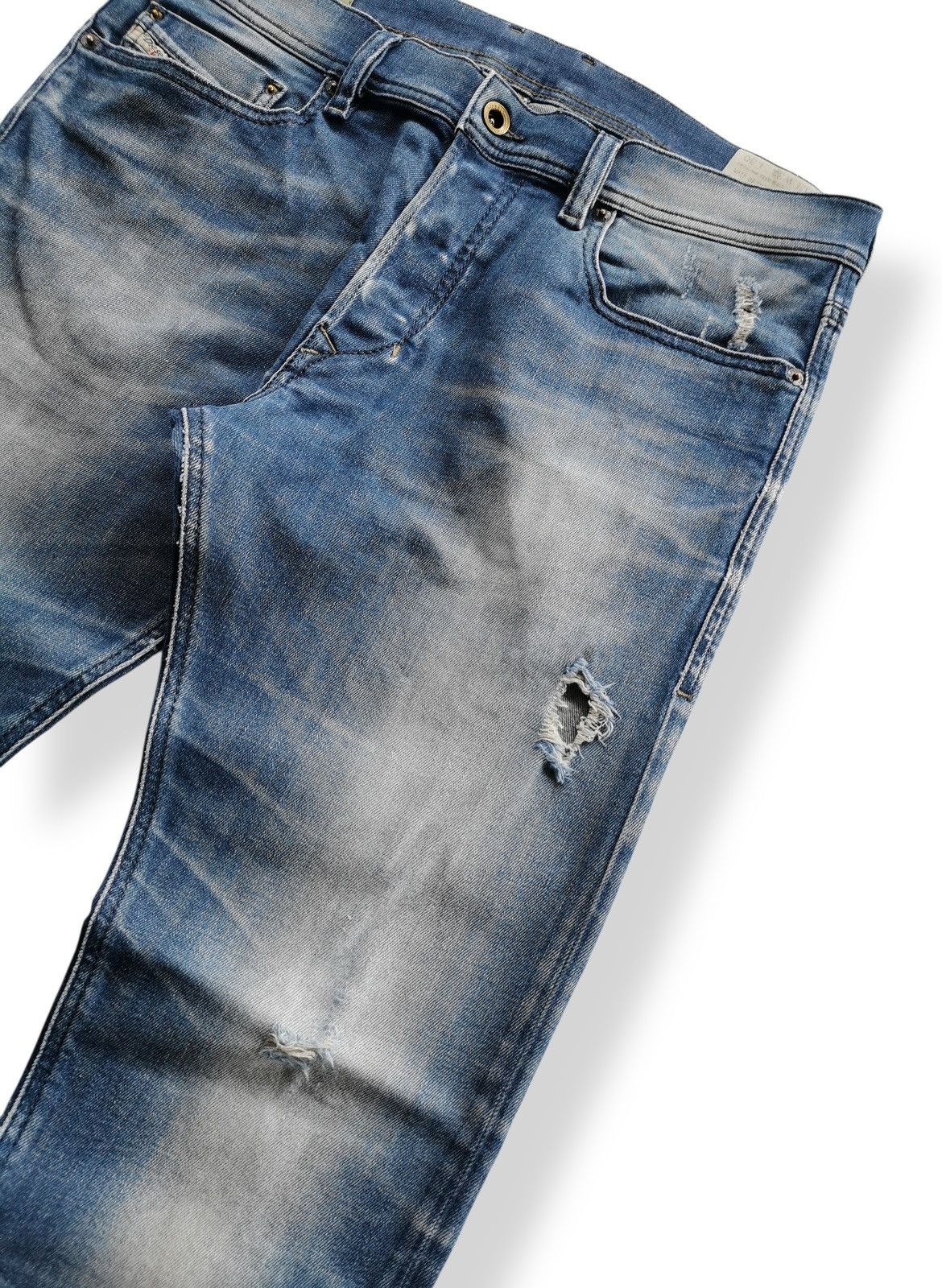 Diesel Diesel Tepphar D-Carrot Slim Tapered Distressed Jeans W32 Size US 32 / EU 48 - 2 Thumbnail