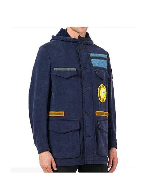Fendi FENDI - MULTI PATCH BLOUSON HOODED JACKET Size US L / EU 52-54 / 3 - 2 Thumbnail