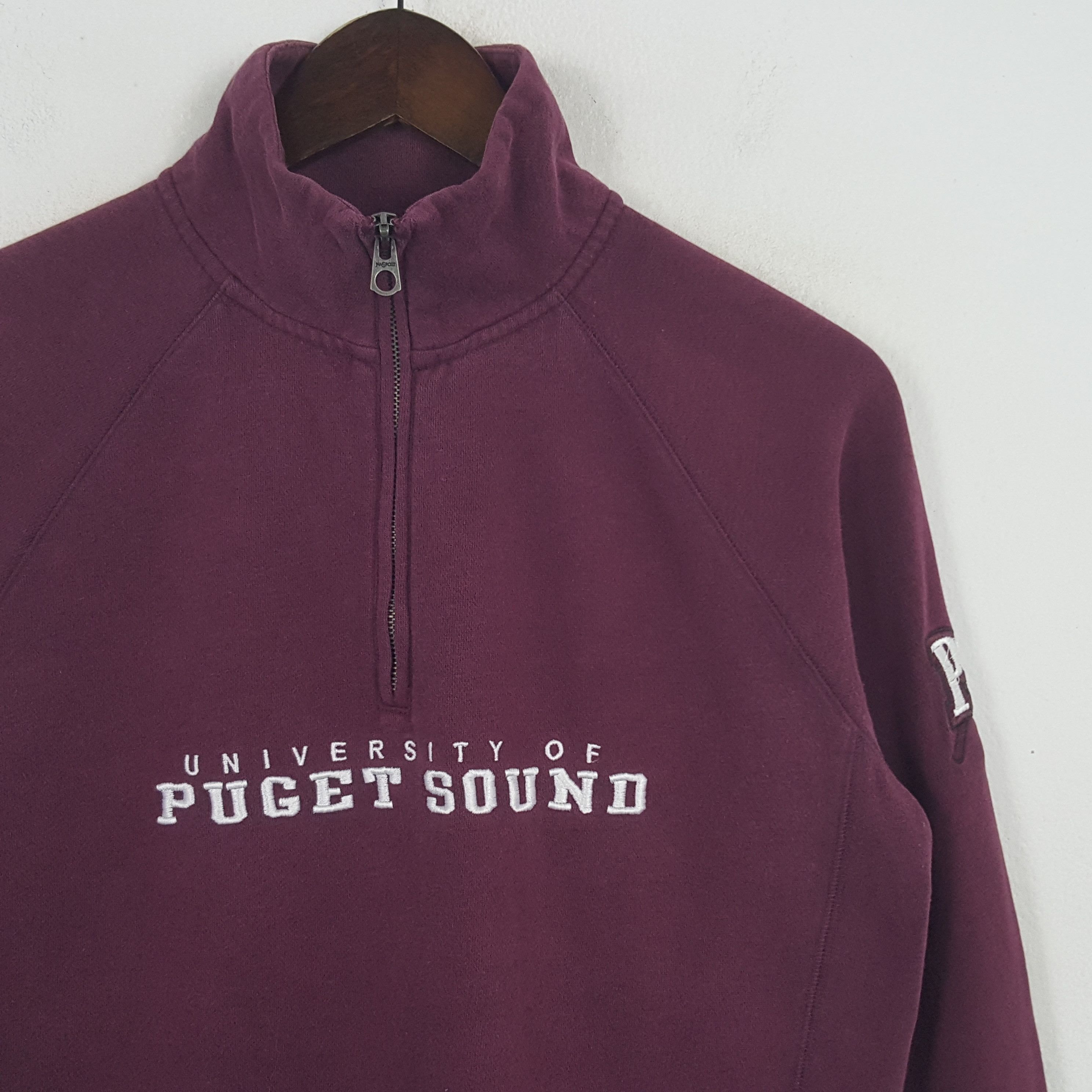 Jansport × Vintage Vintage University of Puget Sound Half Zipper Sweatshirt Size US S / EU 44-46 / 1 - 2 Thumbnail