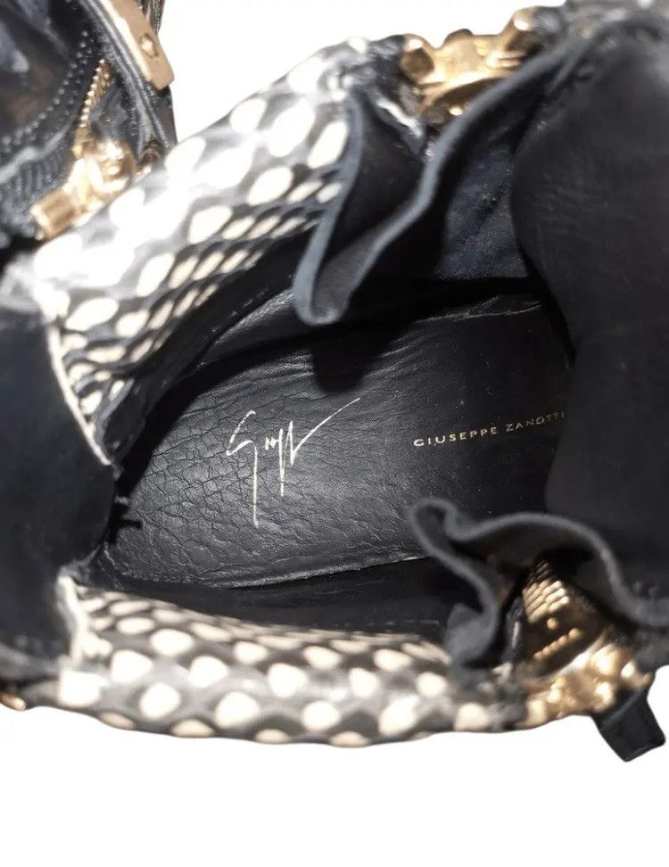 Giuseppe Zanotti $1200 + Hi top leather sneakers Size US 5 / EU 37 - 9 Thumbnail