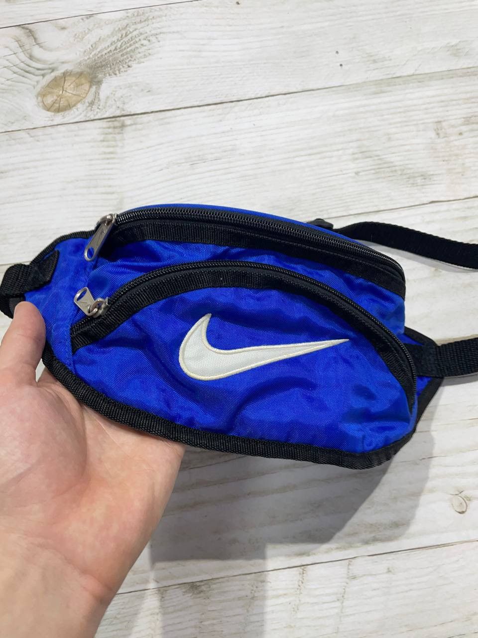 Nike Vintage Nike Waist Bag Swoosh 90s Size ONE SIZE - 1 Thumbnail