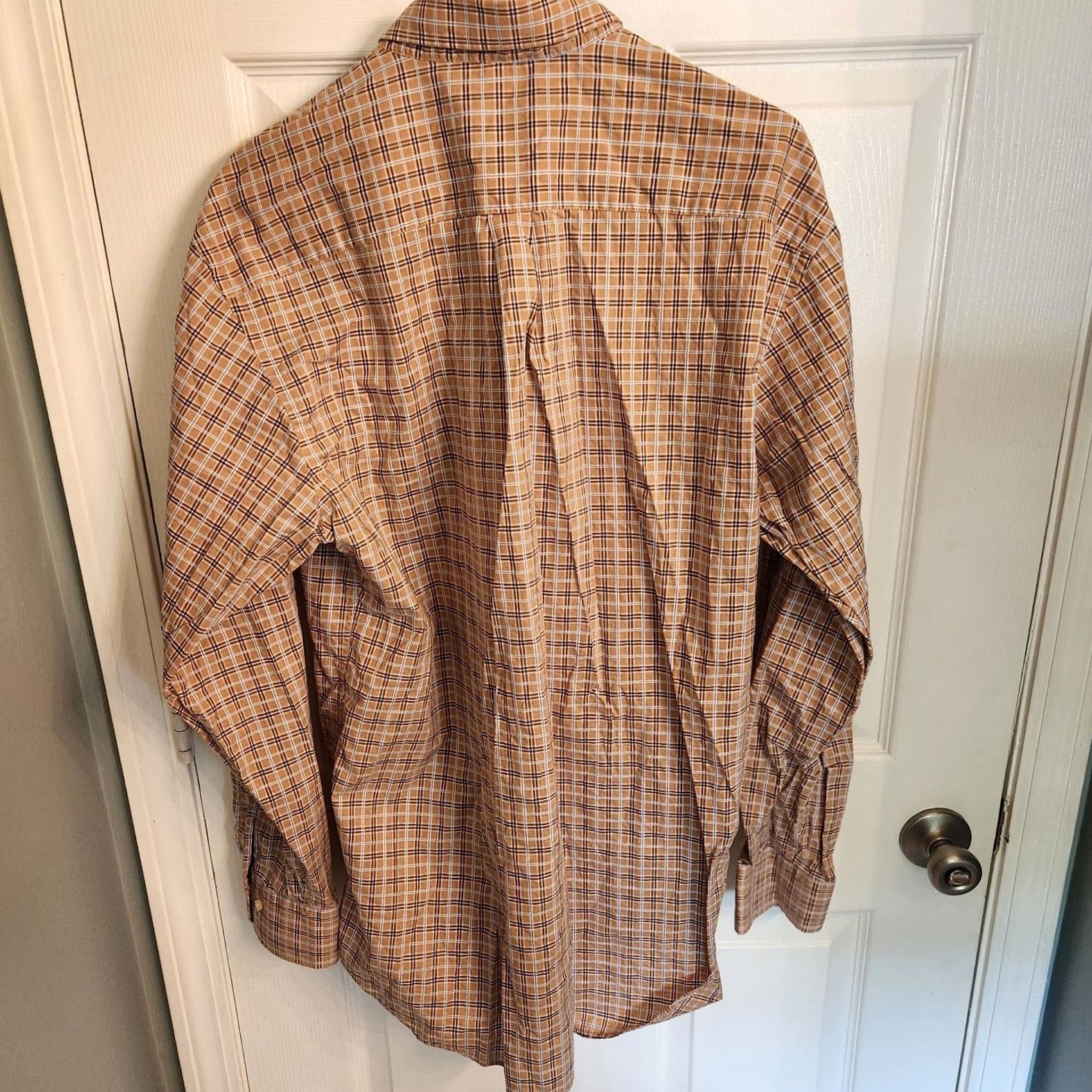 Peter Millar Peter Millar Cotton Orange Plaid Long Sleeve Button-Up Shirt Mens Large Size US L / EU 52-54 / 3 - 4 Thumbnail
