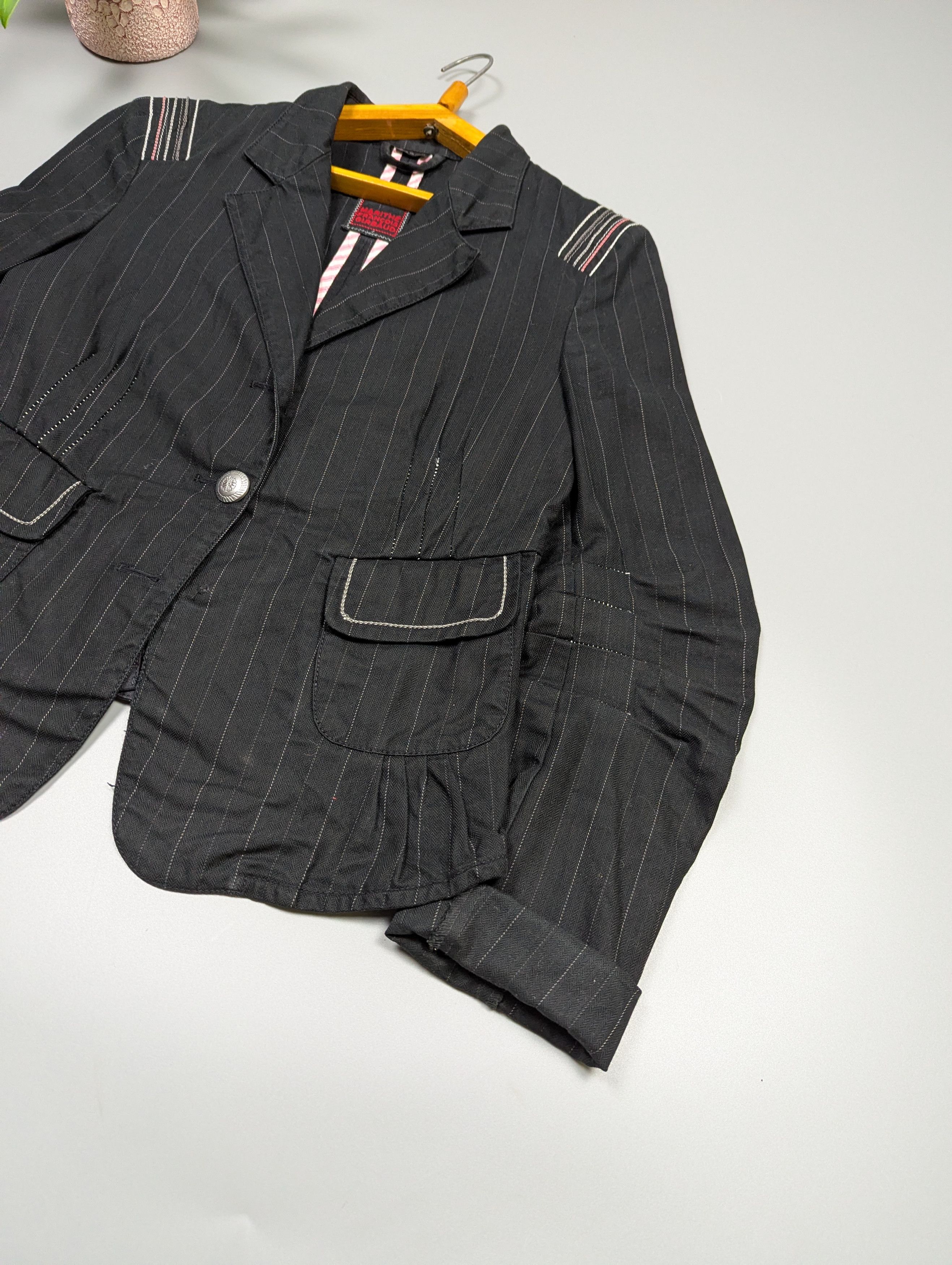 Marithe + Francois Girbaud Rare Marithé François Girbaud Architectural Tailoring Jacket Size XS / US 0-2 / IT 36-38 - 8 Thumbnail