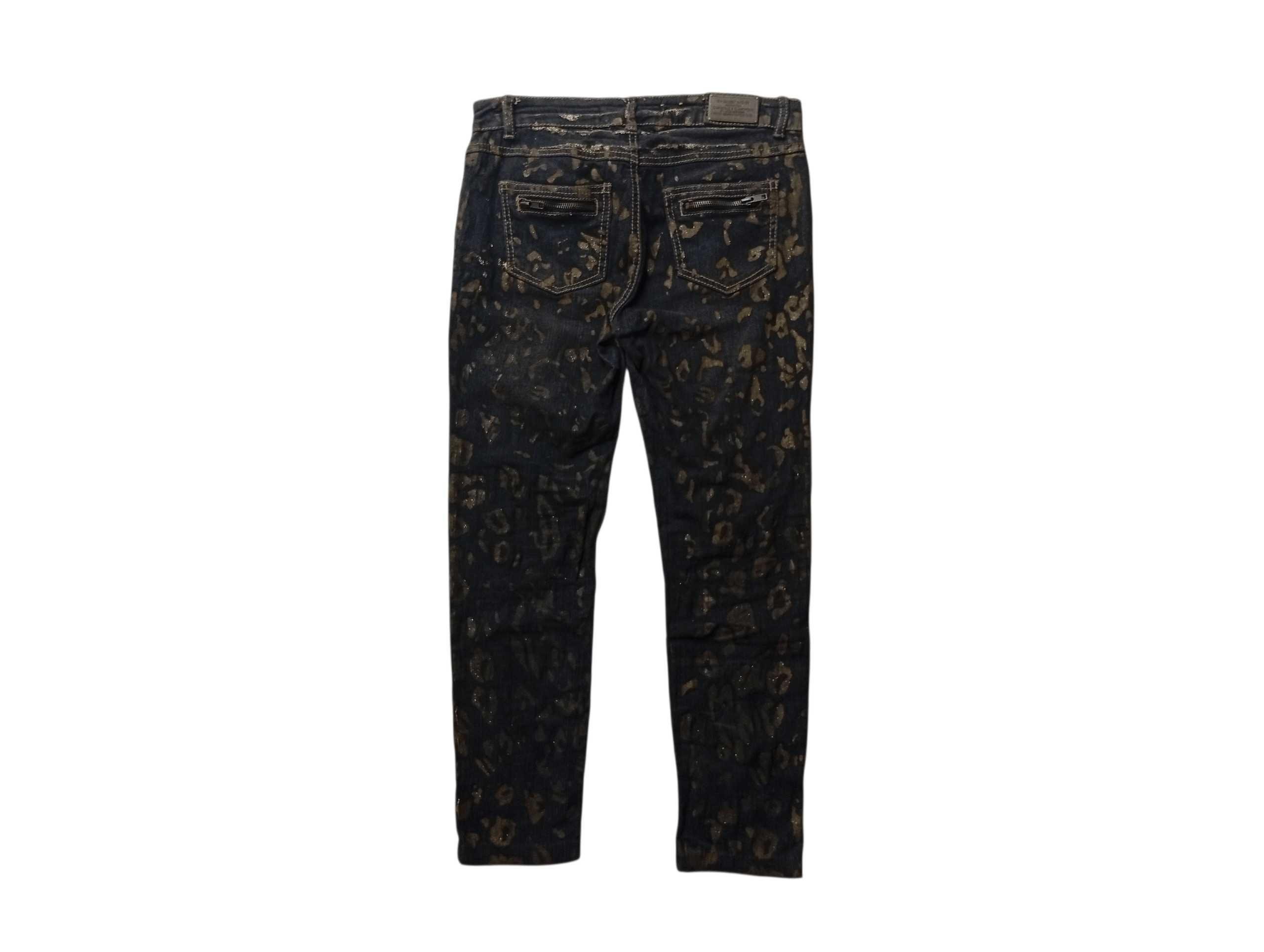 Japanese Brand Jessi highrise paint skinny jeans Size 28" / US 6 / IT 42 - 7 Thumbnail
