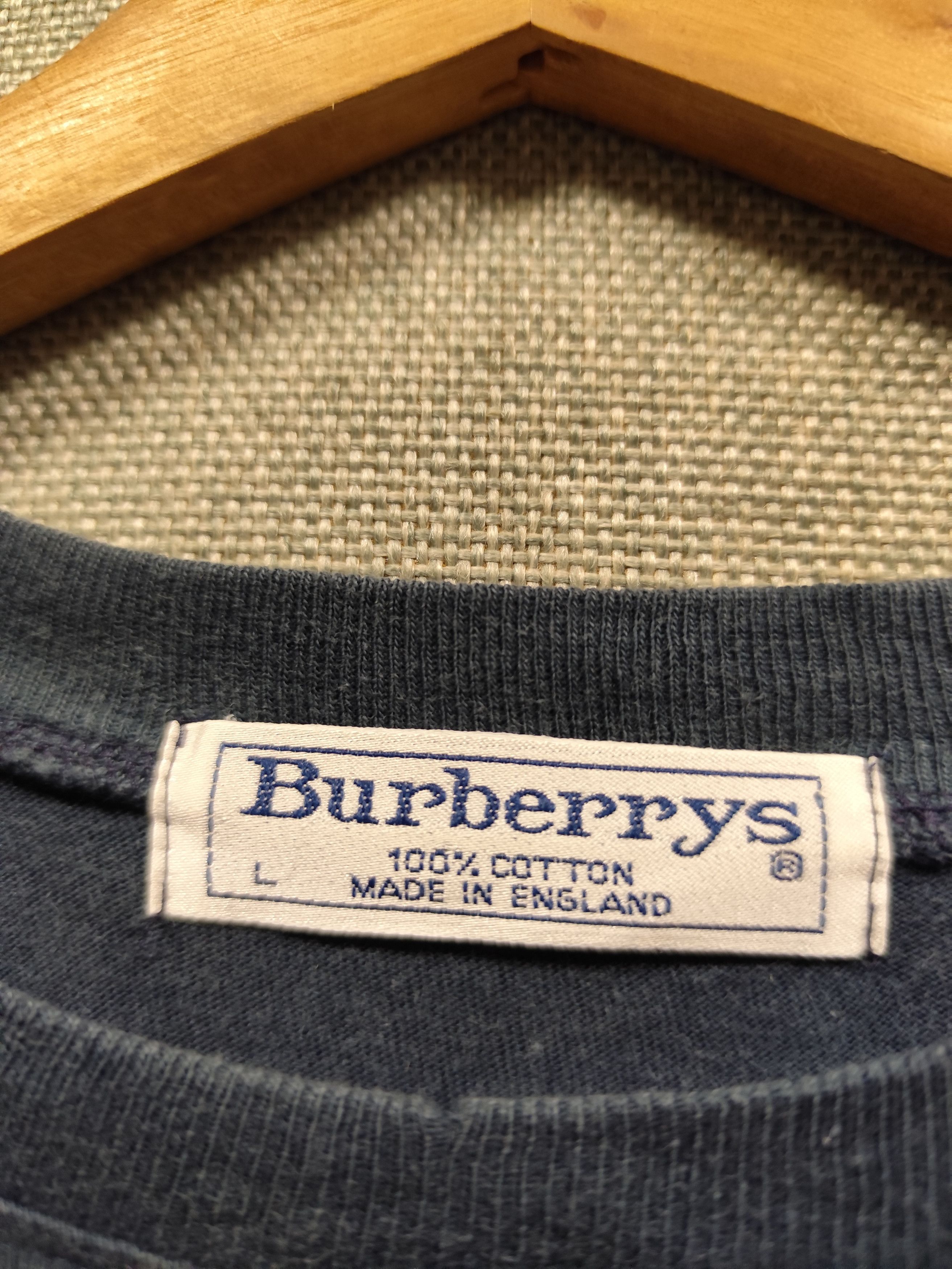 Burberry × Burberry Prorsum × Vintage Vintage 90s t shirt burberrys of london embroidery Size US XXL / EU 58 / 5 - 3 Thumbnail