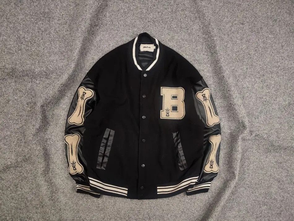 Vintage Vintage Bones Japan Skeleton Letterman Varsity Bomber Jacket Size US M / EU 48-50 / 2 - 1 Thumbnail