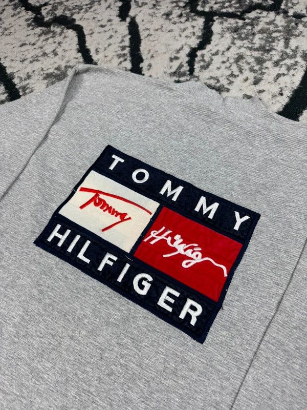 Tommy Hilfiger Vintage Tommy Hilfiger sweatshirt gray L usa Size US L / EU 52-54 / 3 - 5 Thumbnail