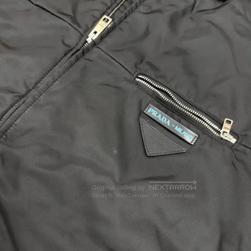 Prada Prada Black Nylon Hooded Jacket for Men. Size US XXL / EU 58 / 5 - 3 Thumbnail