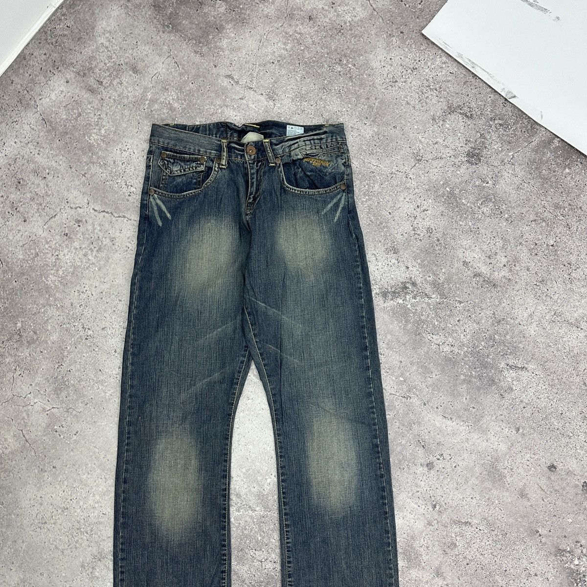 Neighborhood Vintage 90s Neighborhood NYC Straight jeans y2k og hype rare Size US 31 - 3 Thumbnail