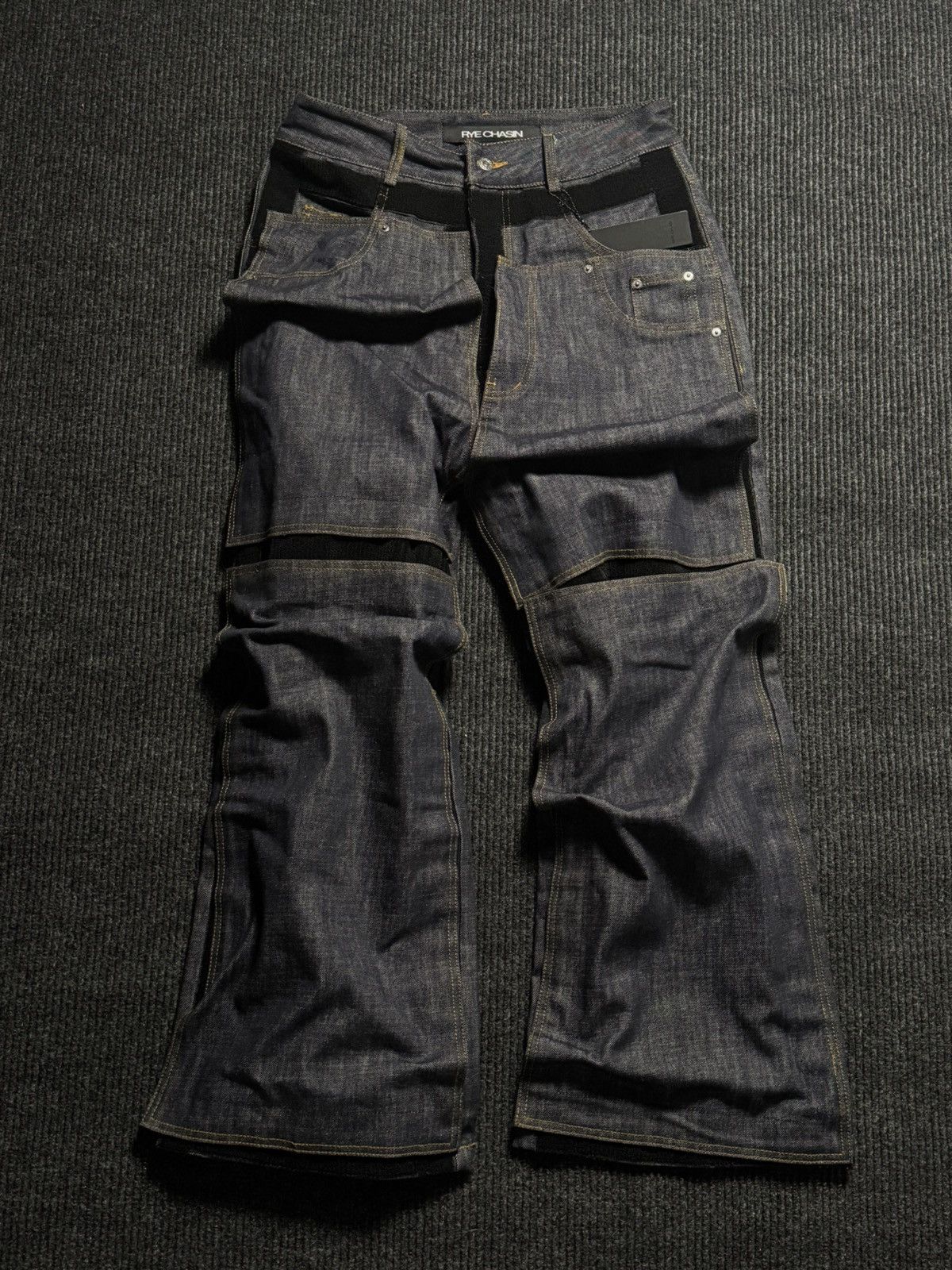 Other RYE CHASIN peel-off denim jean Size US 31 - 1 Thumbnail