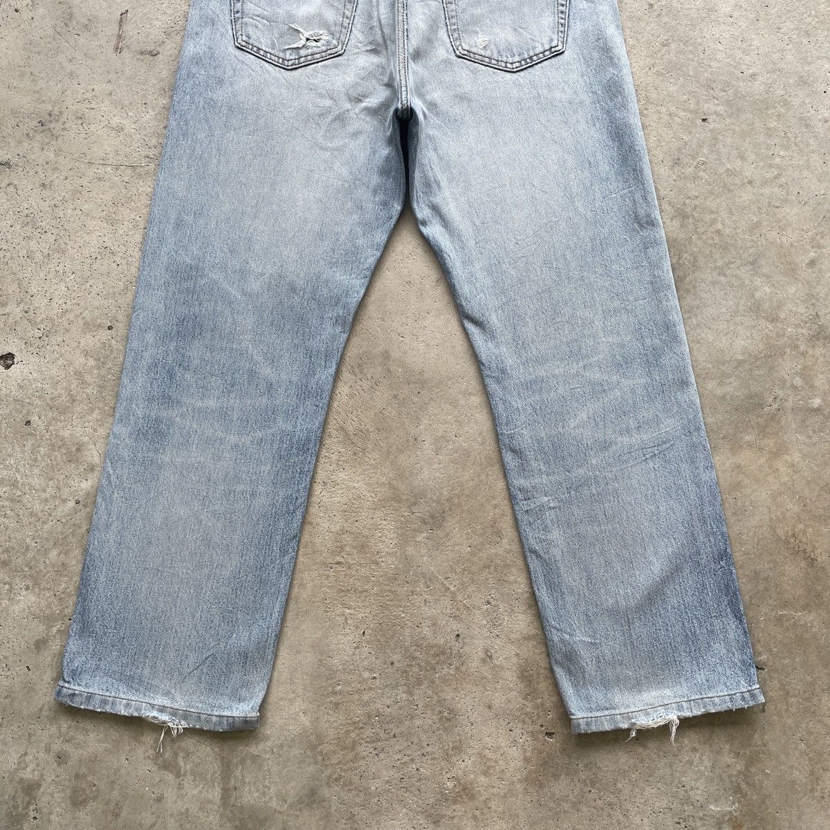 Japanese Brand W32 Vintage Japanese Wash Distressed Jeans Faded Denim Pants Size US 32 / EU 48 - 9 Thumbnail