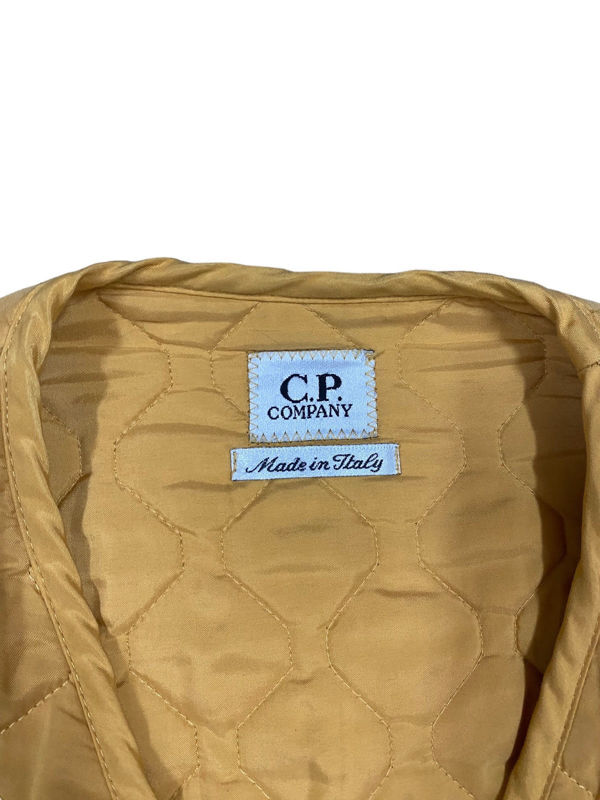 C.P. Company A/W1995🔥C.P Company Quilted Vest Zipper Jacket Size 50R - 11 Thumbnail