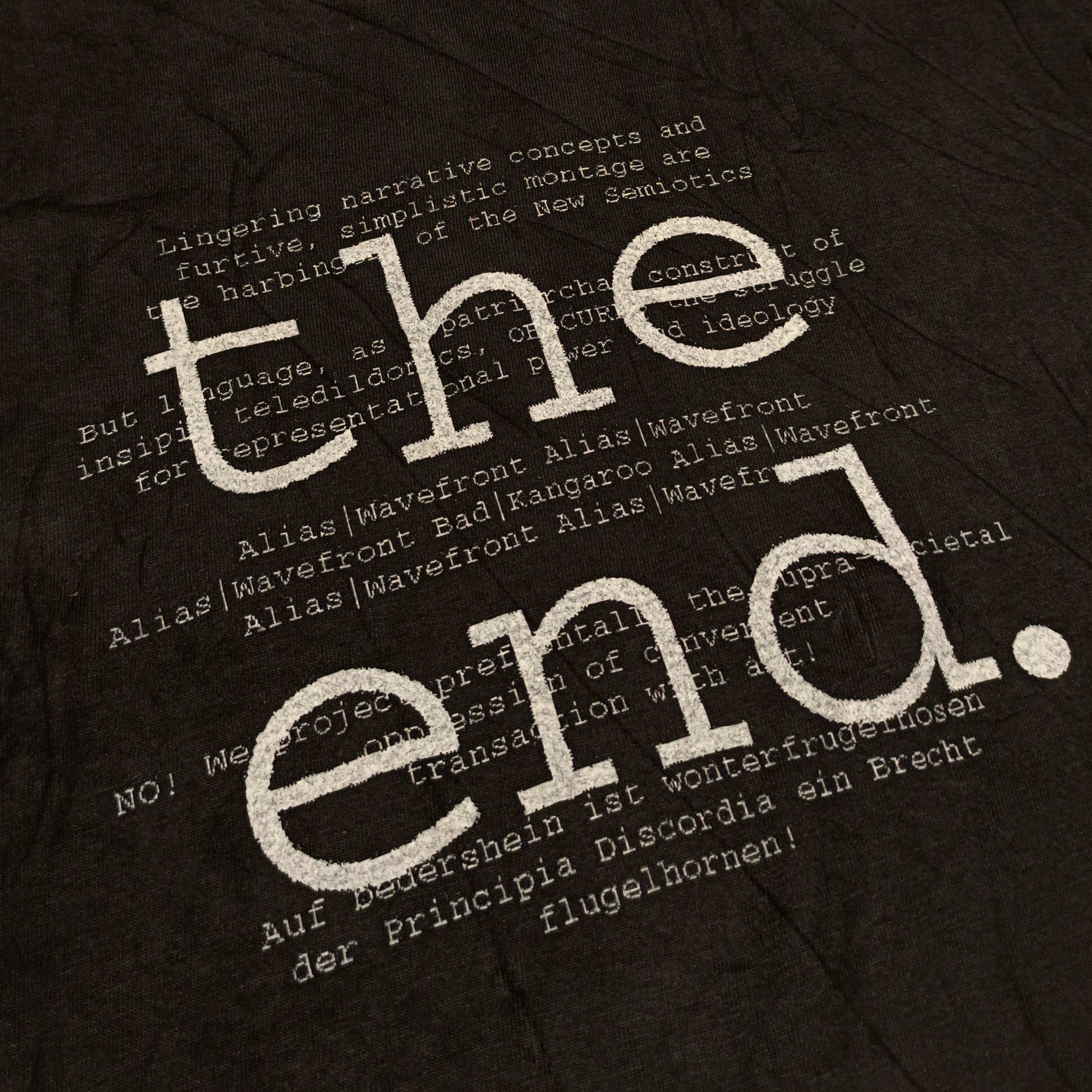 Vintage Vintage Super Rare 90s The End. Animated Short Film Size US XL / EU 56 / 4 - 6 Thumbnail