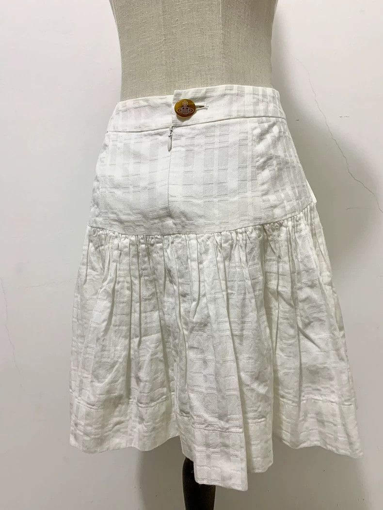 Vivienne Westwood Vivienne Westwood size2 White checkered dark dress Size 27" / US 4 / IT 40 - 3 Thumbnail