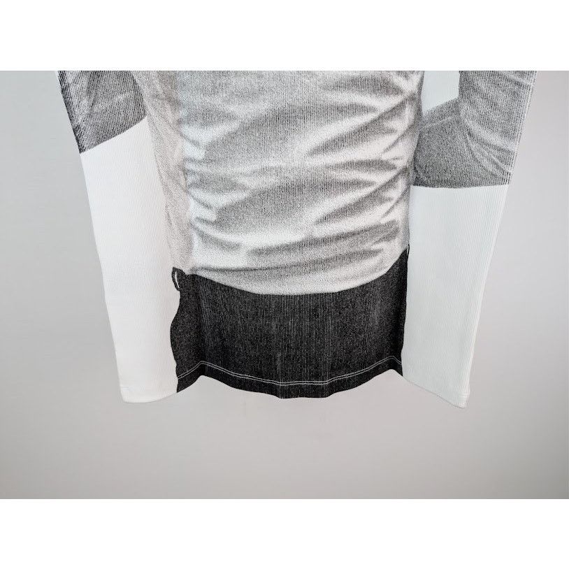Balmain o1rshd1 Ribbed Tie Print Tank Top in White Size US XL / EU 56 / 4 - 12 Thumbnail