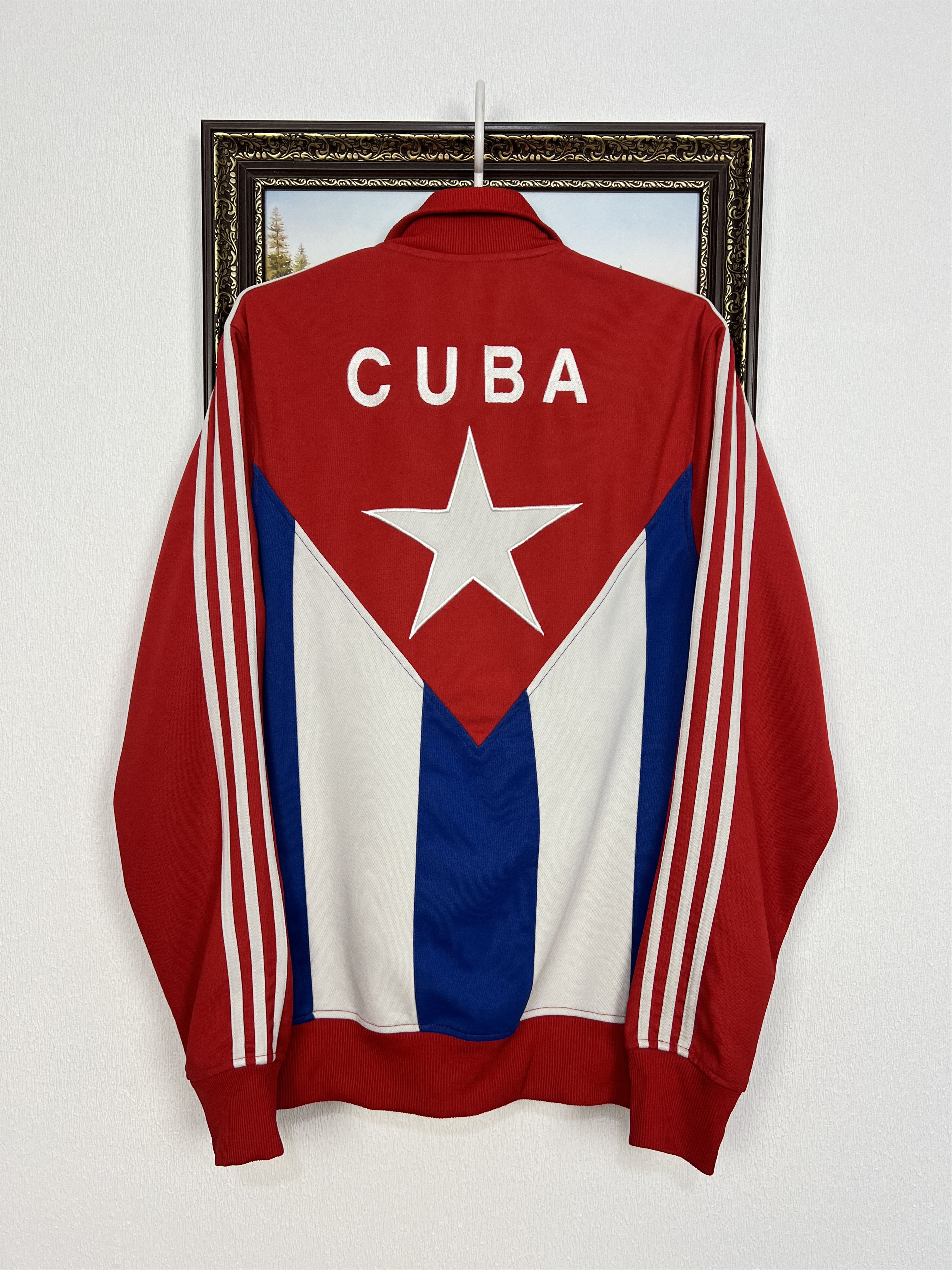 Adidas Rare Adidas Cuba Football Jacket Soccer Track Top National Size US L / EU 52-54 / 3 - 11 Thumbnail