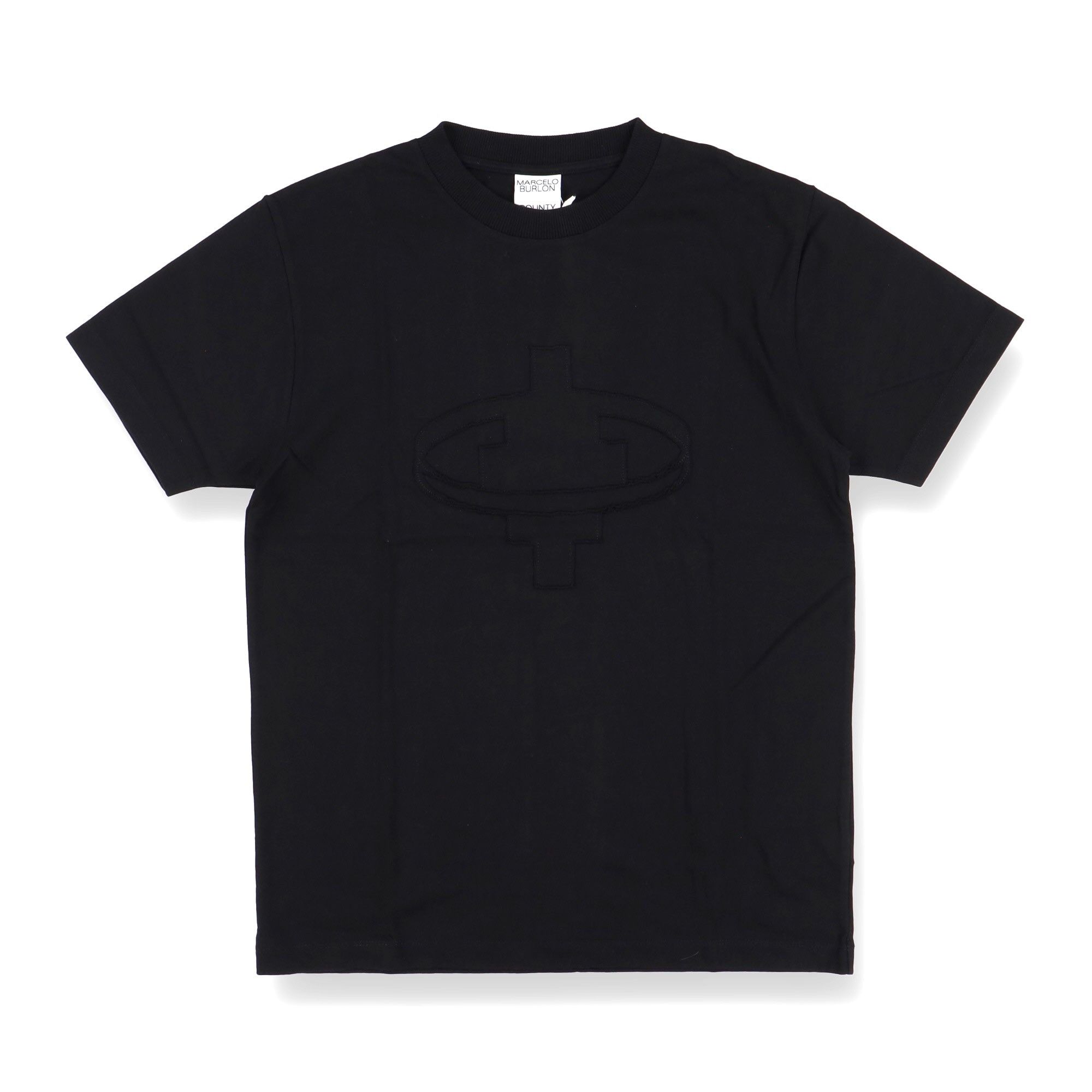 Marcelo Burlon Black Cross Ring Patch Logo T-Shirt Size US S / EU 44-46 / 1 - 1 Thumbnail
