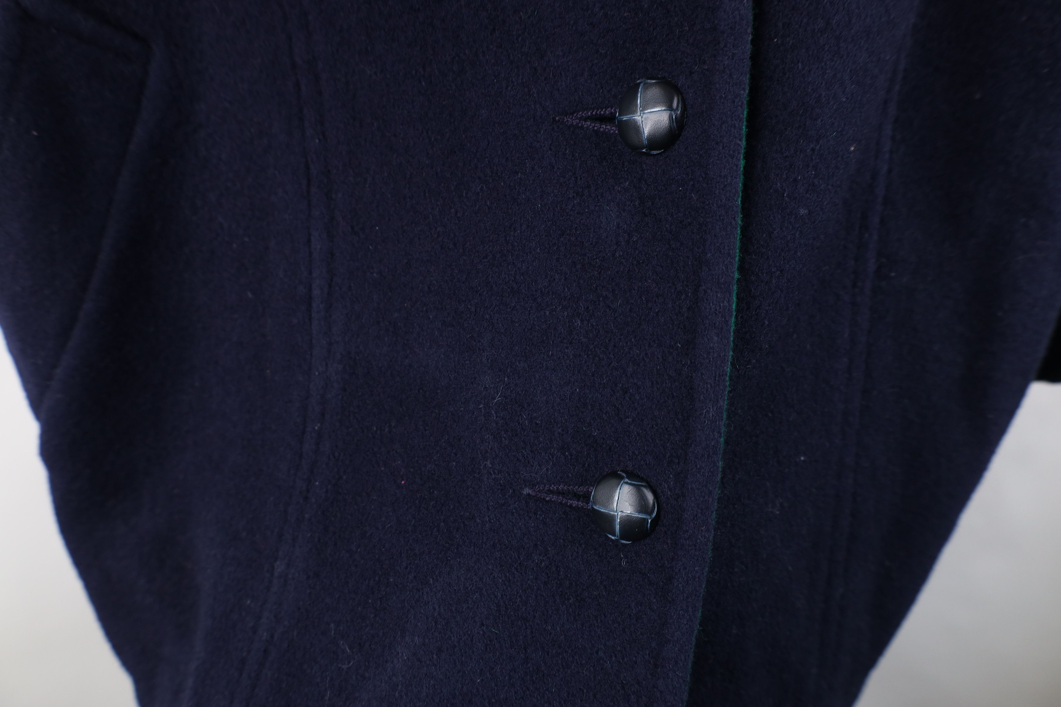 Vintage Vintage 50s 60s Streetwear Button Jacket Coat Navy Blue USA Size XL / US 12-14 / IT 48-50 - 4 Thumbnail