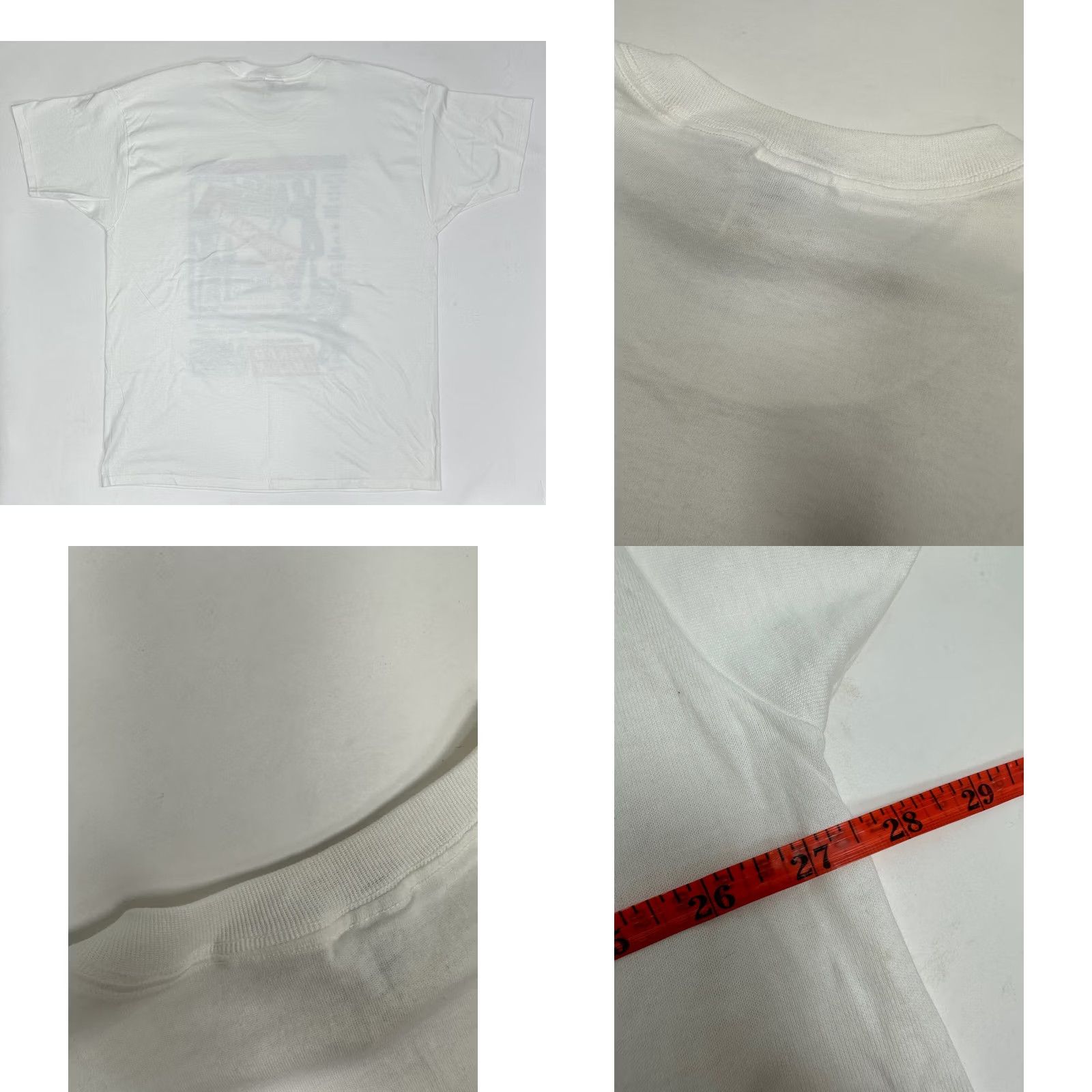 Fruit Of The Loom VINTAGE Striporama Lil St. Cyr Georgia Sothern Rosita Royce Naked Show Tee 3XL Fruit of the Loom White Cotton Mens Size US XXL / EU 58 / 5 - 8 Thumbnail