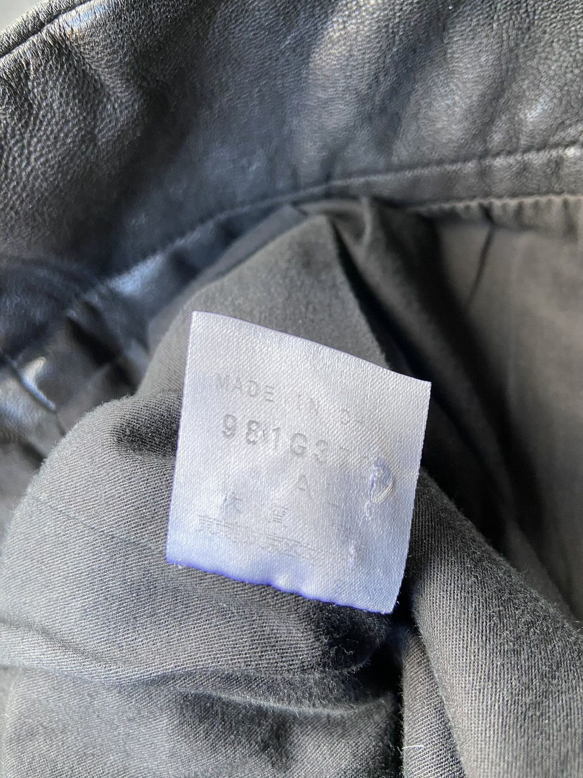Morgan Homme MORGAN HOMME 00s ARCHIVE Y2K LEATHER ZIP BLOUSON Size US M / EU 48-50 / 2 - 14 Thumbnail