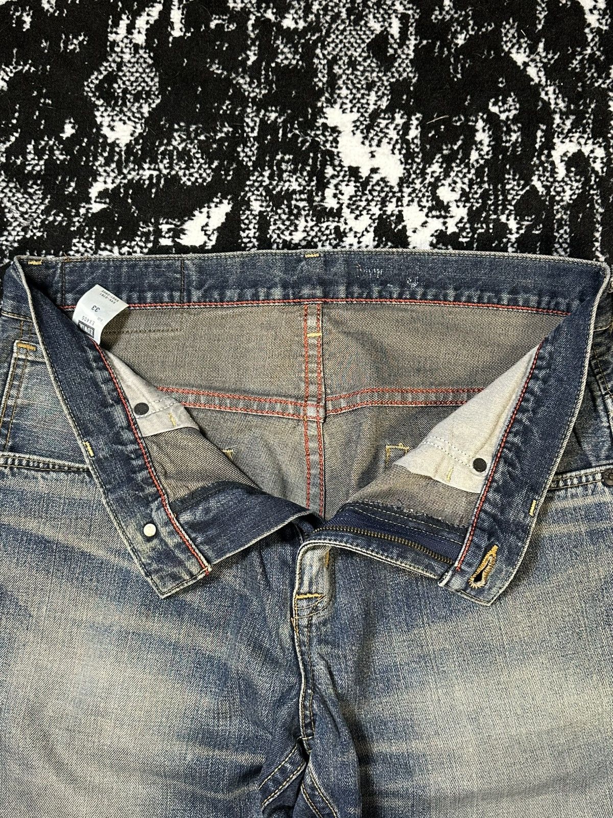 Sugar Cane 2000s Edwin 405 Exlcusive Vintage Washed Jeans Size US 33 - 8 Thumbnail