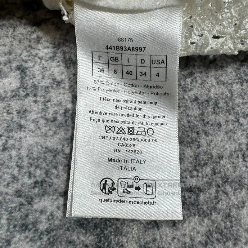 Dior Dior White Cotton Women's T. Size M / US 6-8 / IT 42-44 - 6 Thumbnail