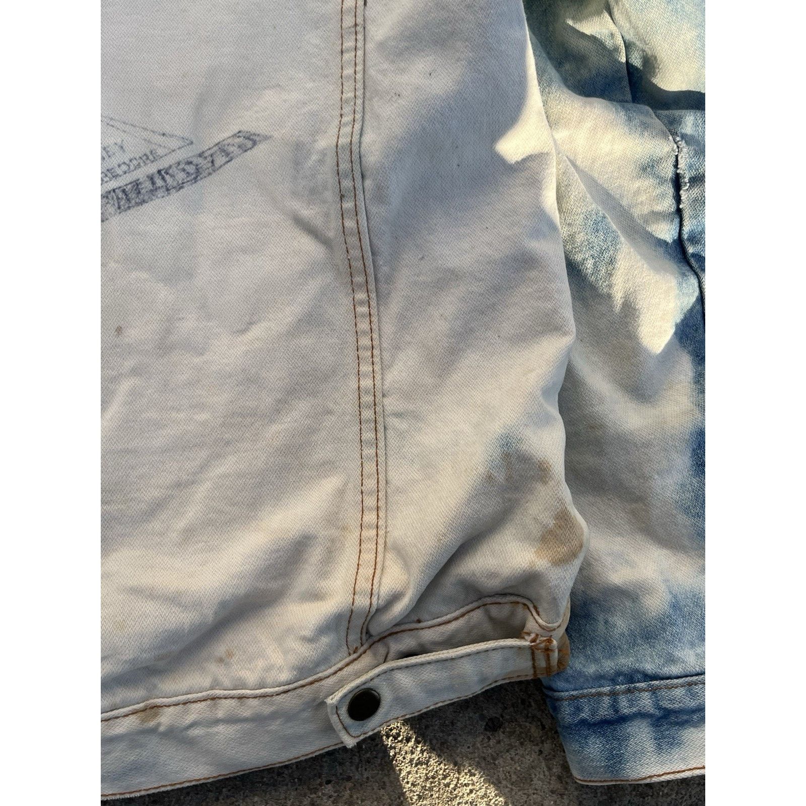 Quiksilver 80s 90s Quicksilver x Saugatuck Bootleg Jean Jacket Acid was Size US M / EU 48-50 / 2 - 16 Thumbnail