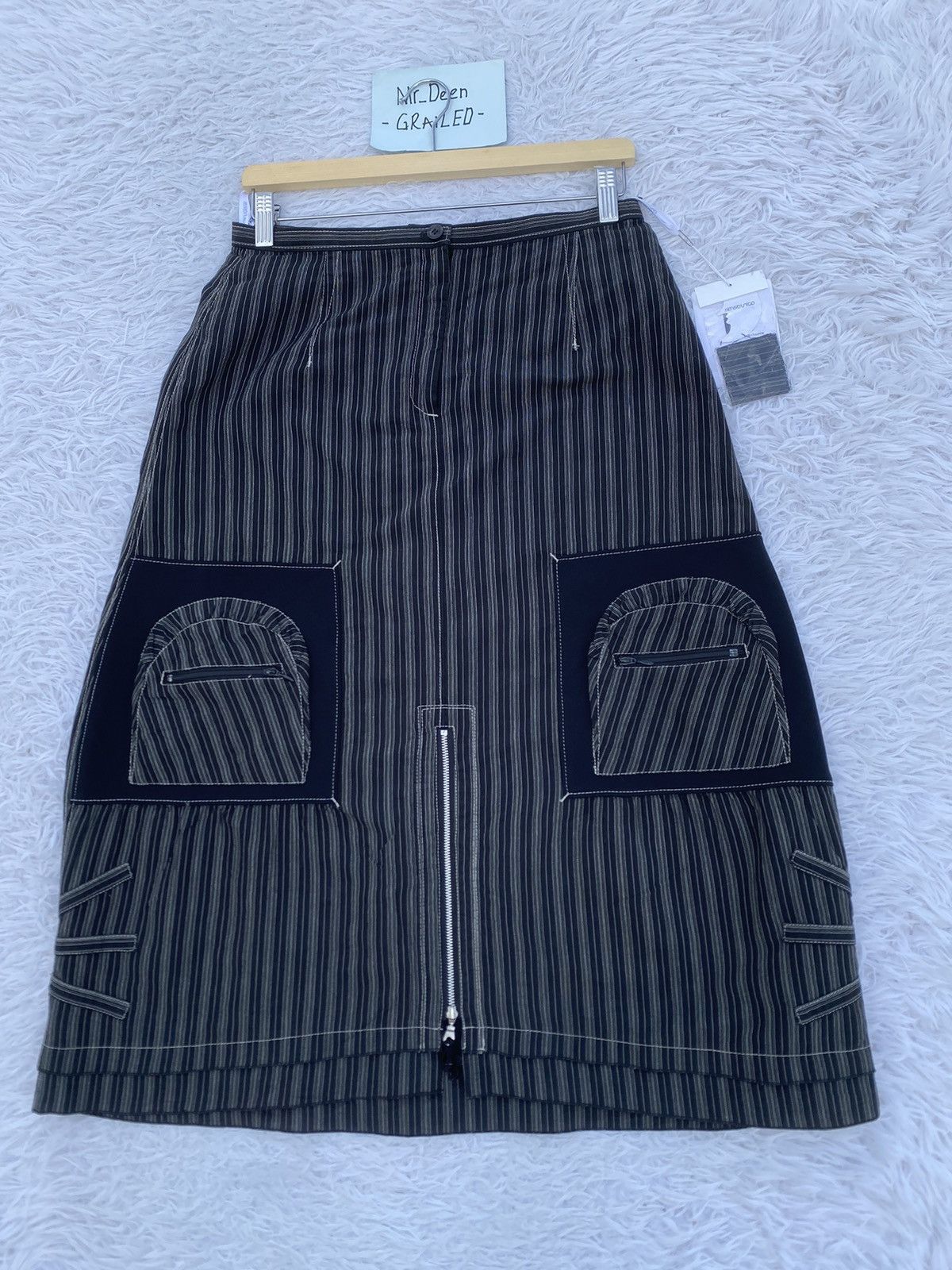 Japanese Brand Rare Japanese Brand Senso Unico Nice Design Midi Skirt Size 29" - 3 Thumbnail