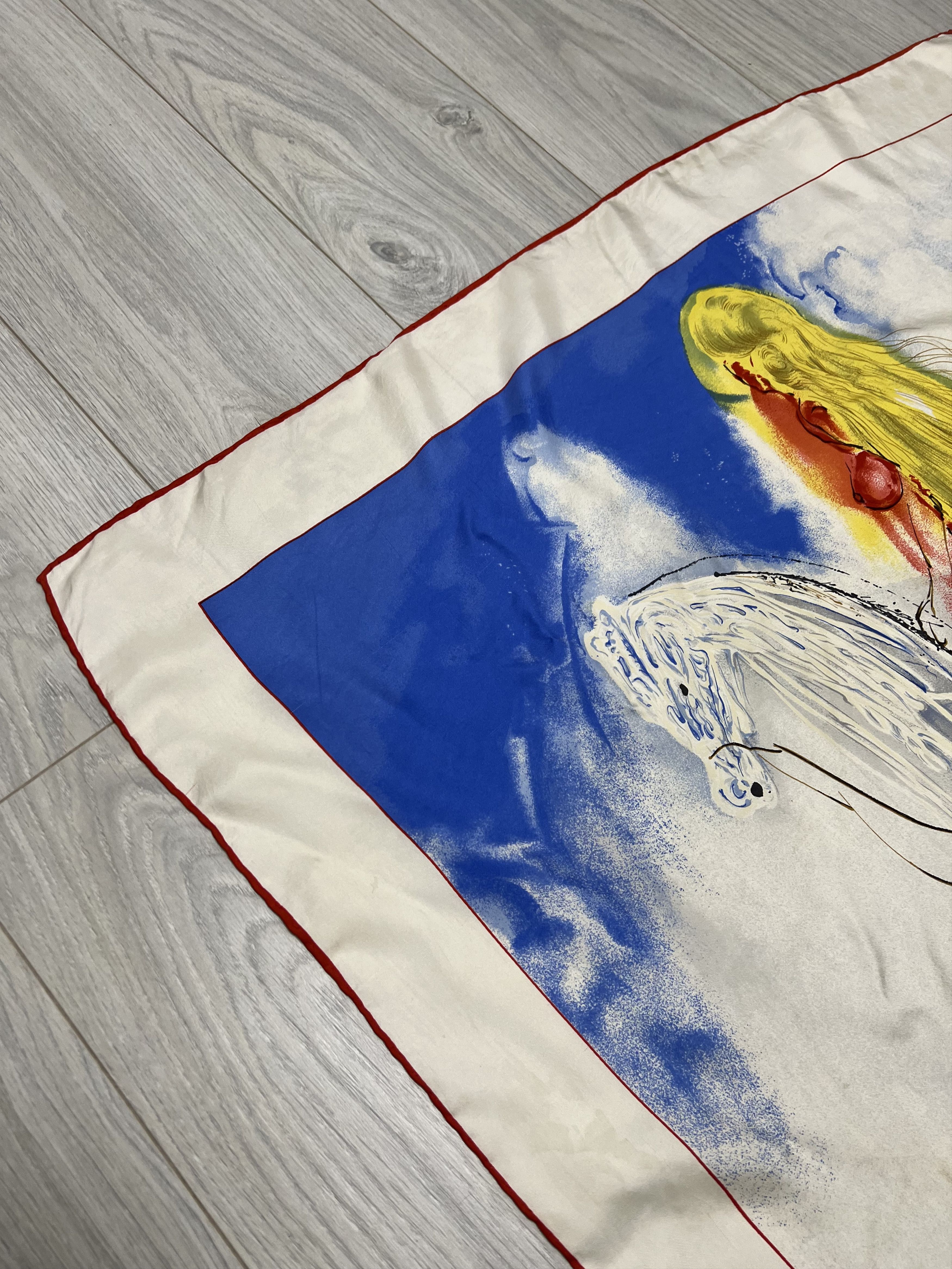 Other Salvador Dali Lady Godiva On Silk Scarf Limited Edition 1987 Size ONE SIZE - 4 Thumbnail