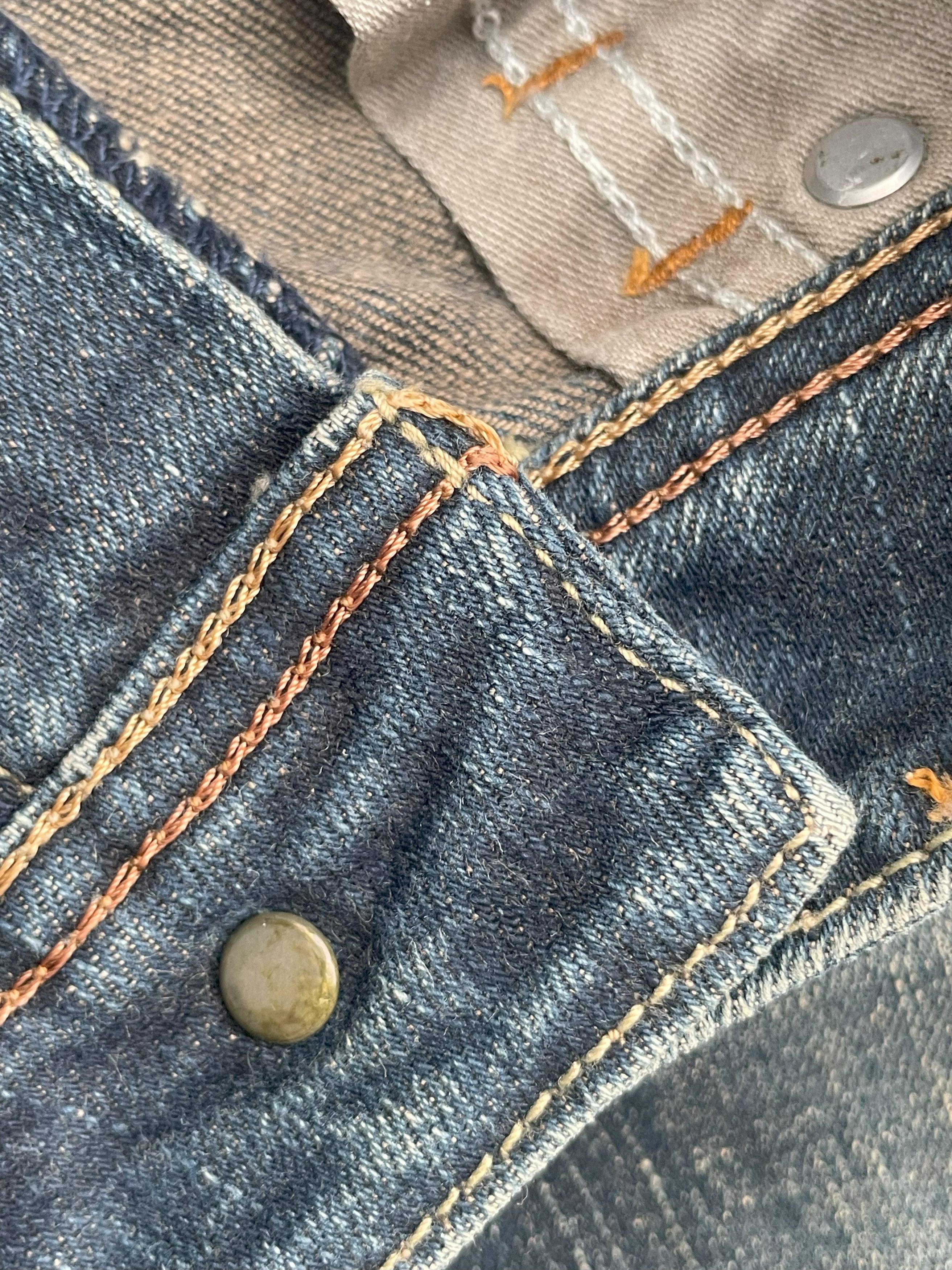 Japanese Brand C-Seventeen Flare Distresed Denim Size 30" / US 8 / IT 44 - 14 Thumbnail
