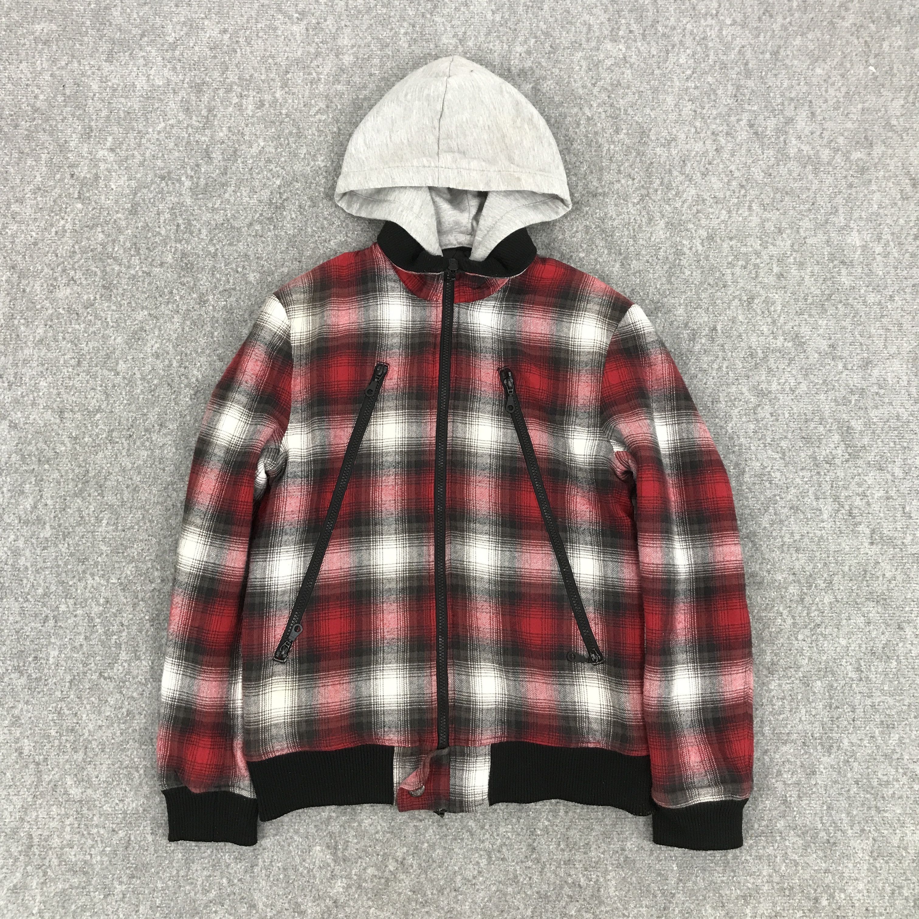 In The Attic × Japanese Brand in the attic Punk japan flannel design zipper jacket Size US L / EU 52-54 / 3 - 1 Thumbnail