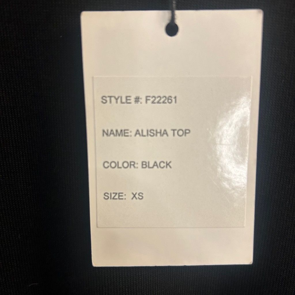 Generation Love Women's Generation Love Black Top XS satin sleeves Size XS / US 0-2 / IT 36-38 - 8 Thumbnail