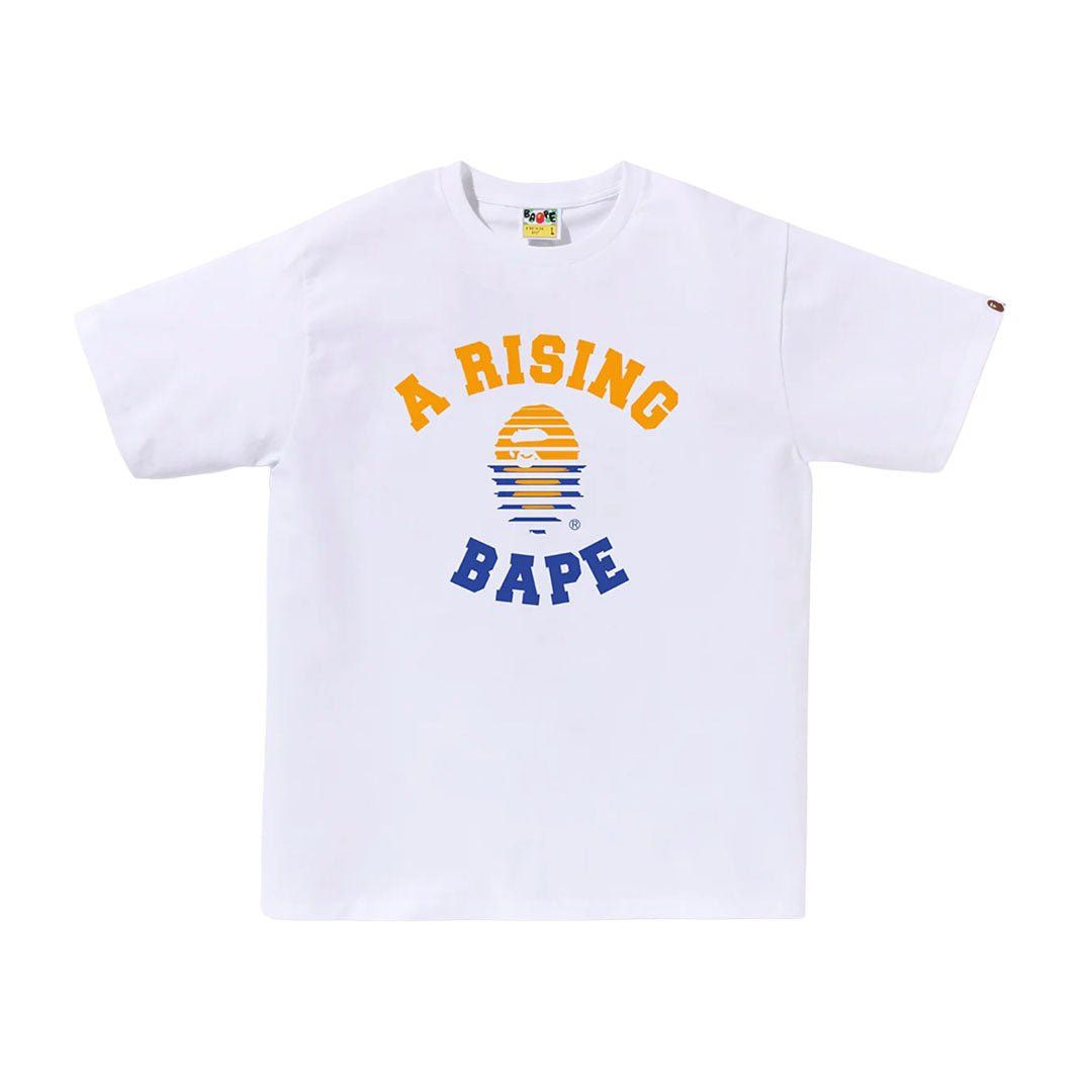Bape A Rising Ape College White Tee Size US L / EU 52-54 / 3 - 1 Preview
