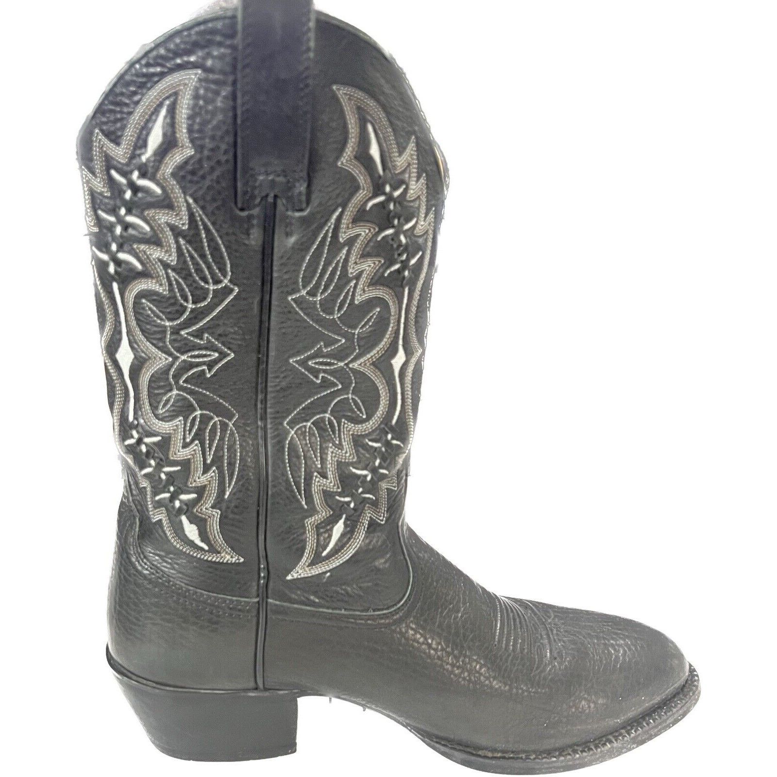 Ariat Ariat Heritage men's black leather western boots 37423 10 EE Size US 10 / EU 43 - 2 Thumbnail