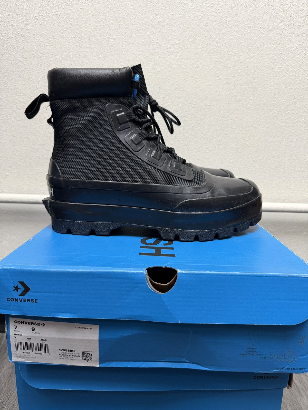 Ambush Design × Converse Converse x Ambush CTAS Duck Boot Black Canvas Womens Size US 9 / IT 39 - 1 Thumbnail